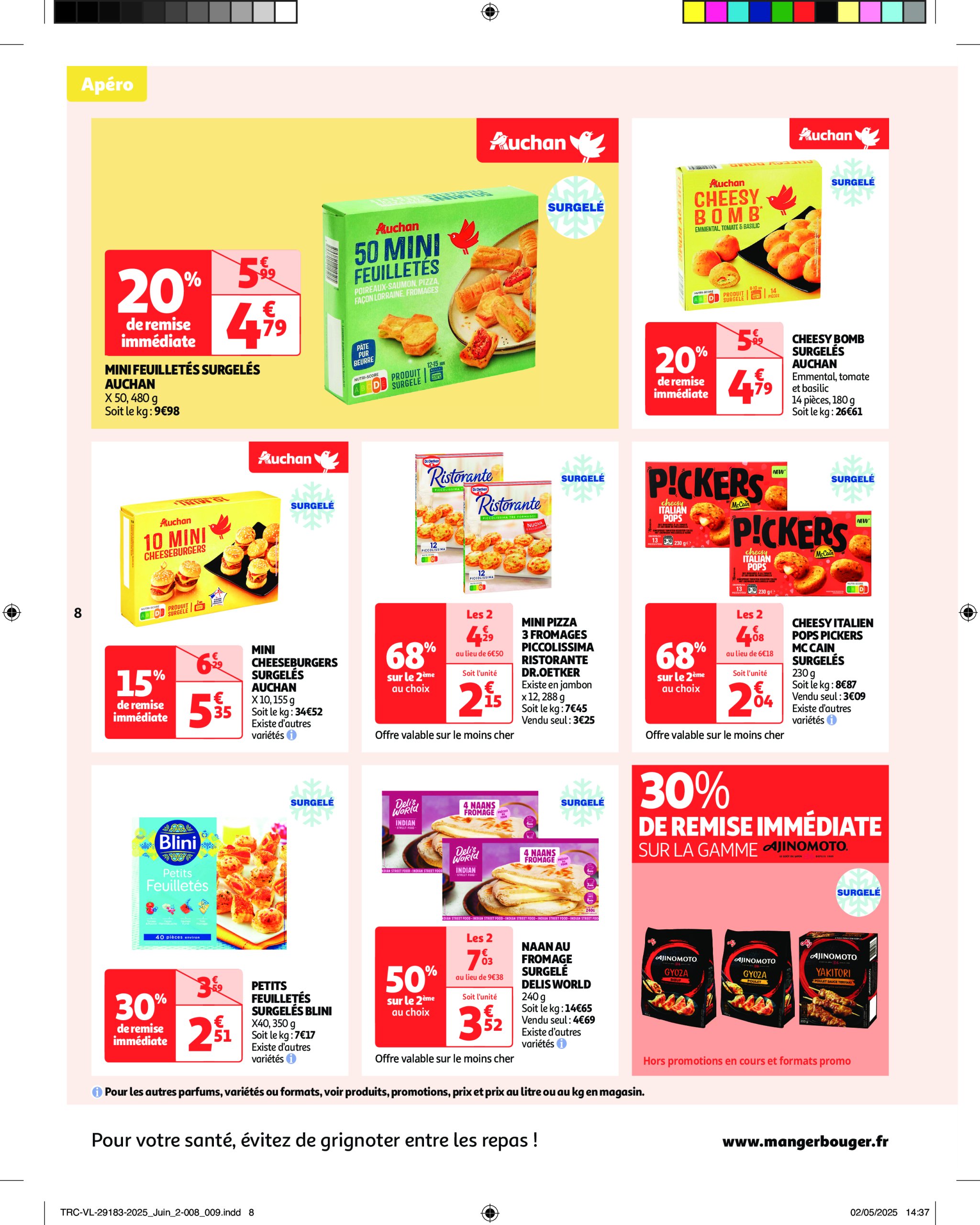 auchan - Catalogue Auchan - L'apéro, ça n'a pas de prix. Ou un tout petit. valable du 10/06 au 22/06 - page: 8 auchan - Catalogue Auchan - L'apéro, ça n'a pas de prix. Ou un tout petit. valable du 10/06 au 22/06 - page: 8