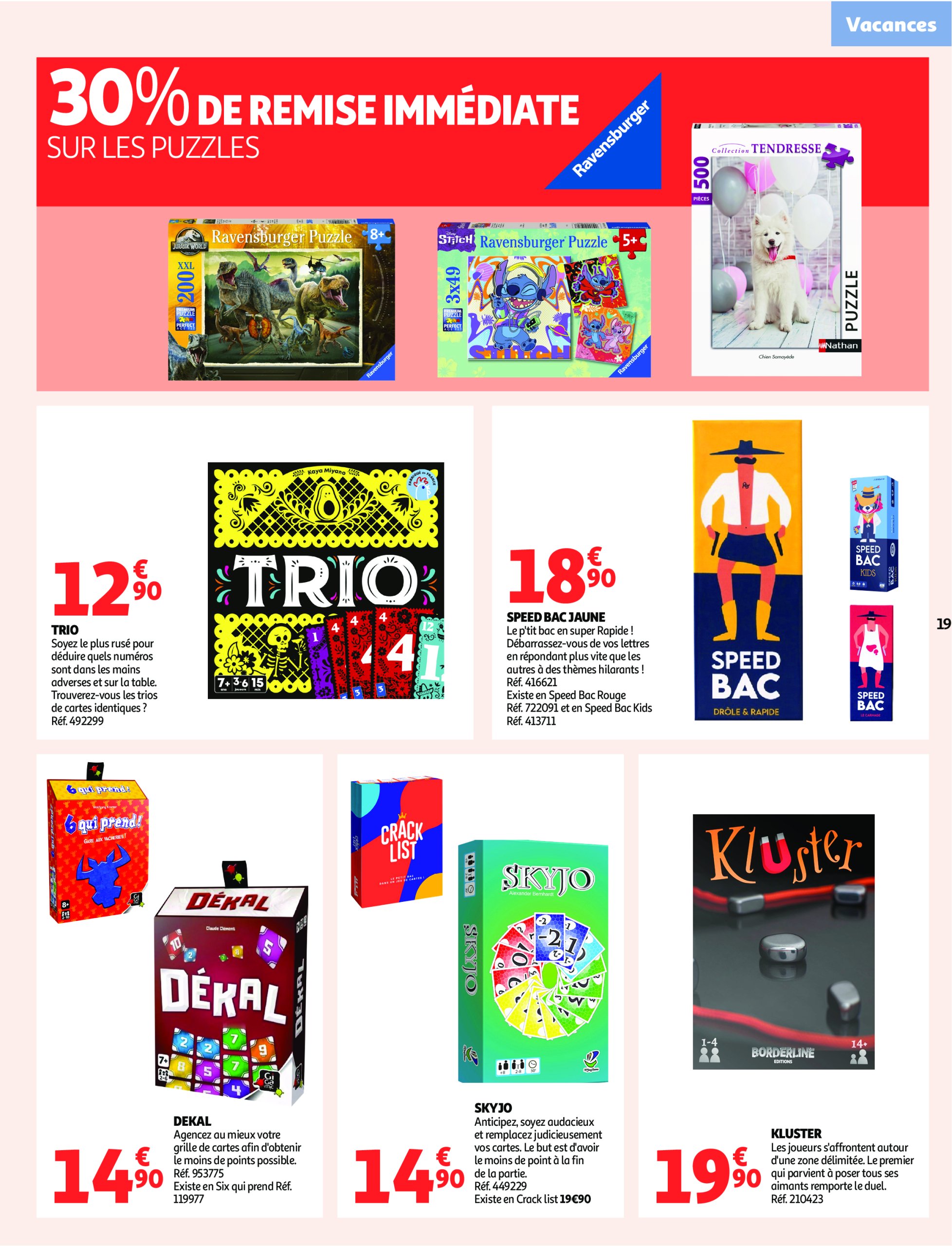 auchan - Catalogue Auchan - Embarquement immédiat pour les prix bas valable du 17/06 au 29/06 - page: 19