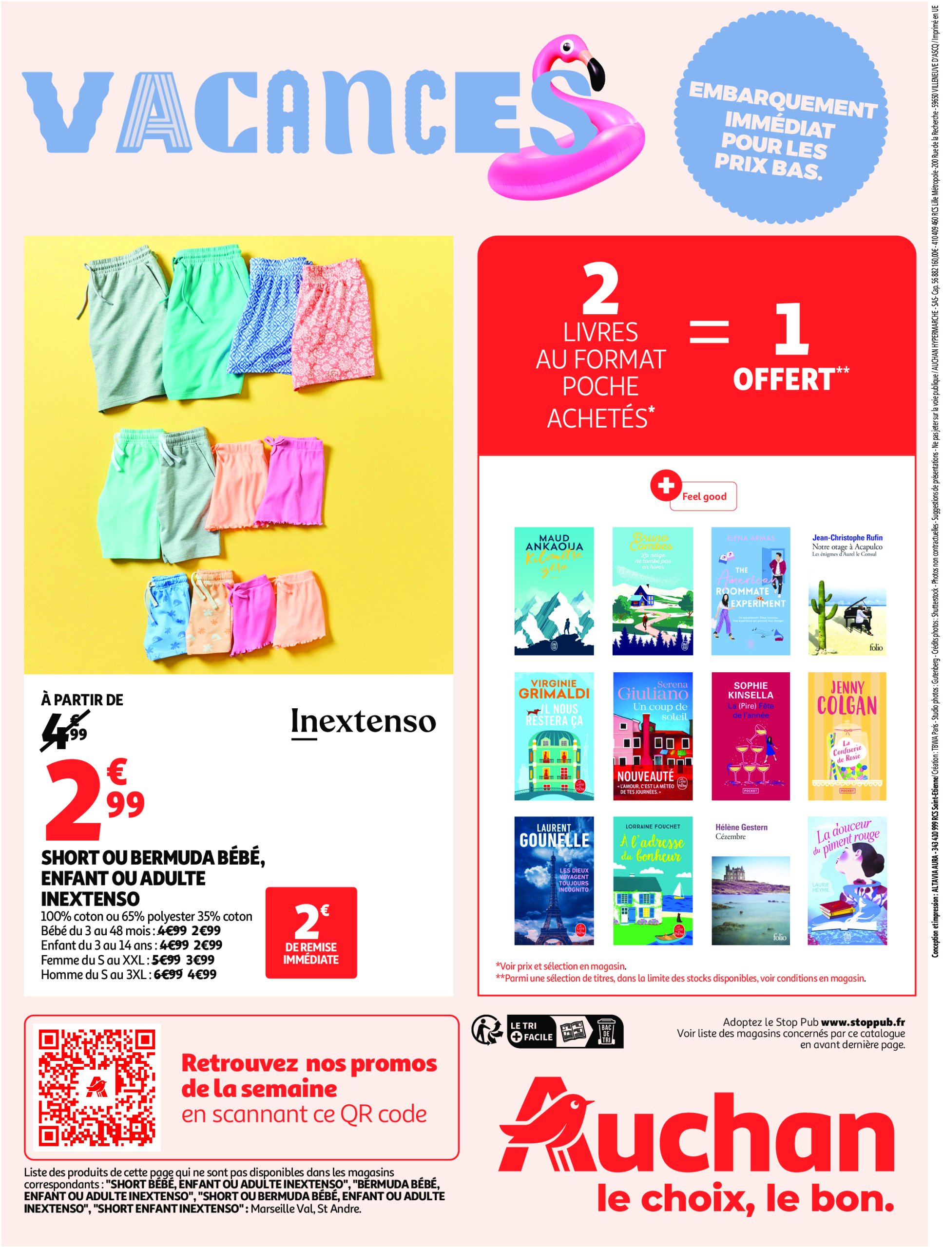 auchan - Catalogue Auchan - Embarquement immédiat pour les prix bas valable du 17/06 au 29/06 - page: 24
