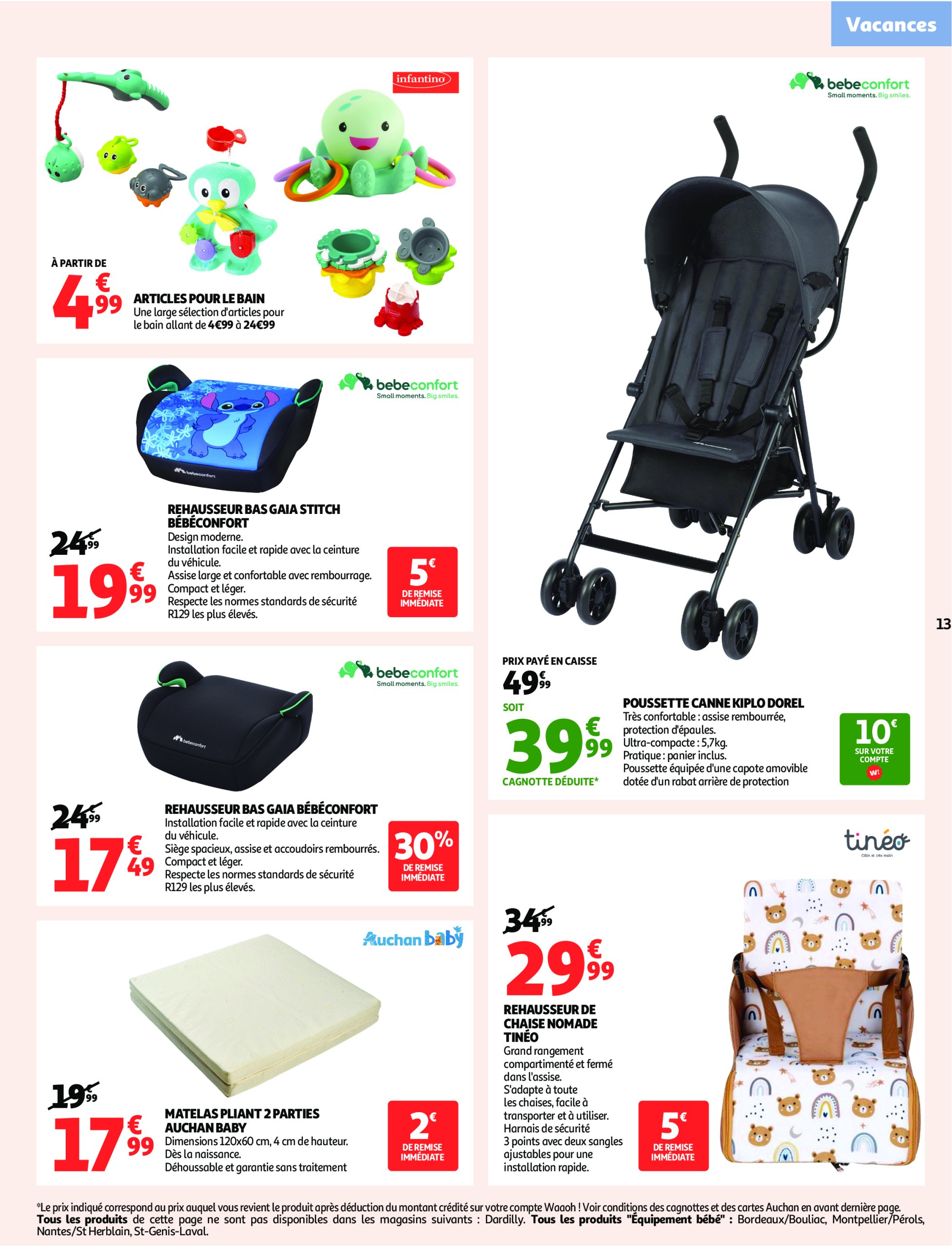 auchan - Catalogue Auchan - Embarquement immédiat pour les prix bas valable du 17/06 au 29/06 - page: 13