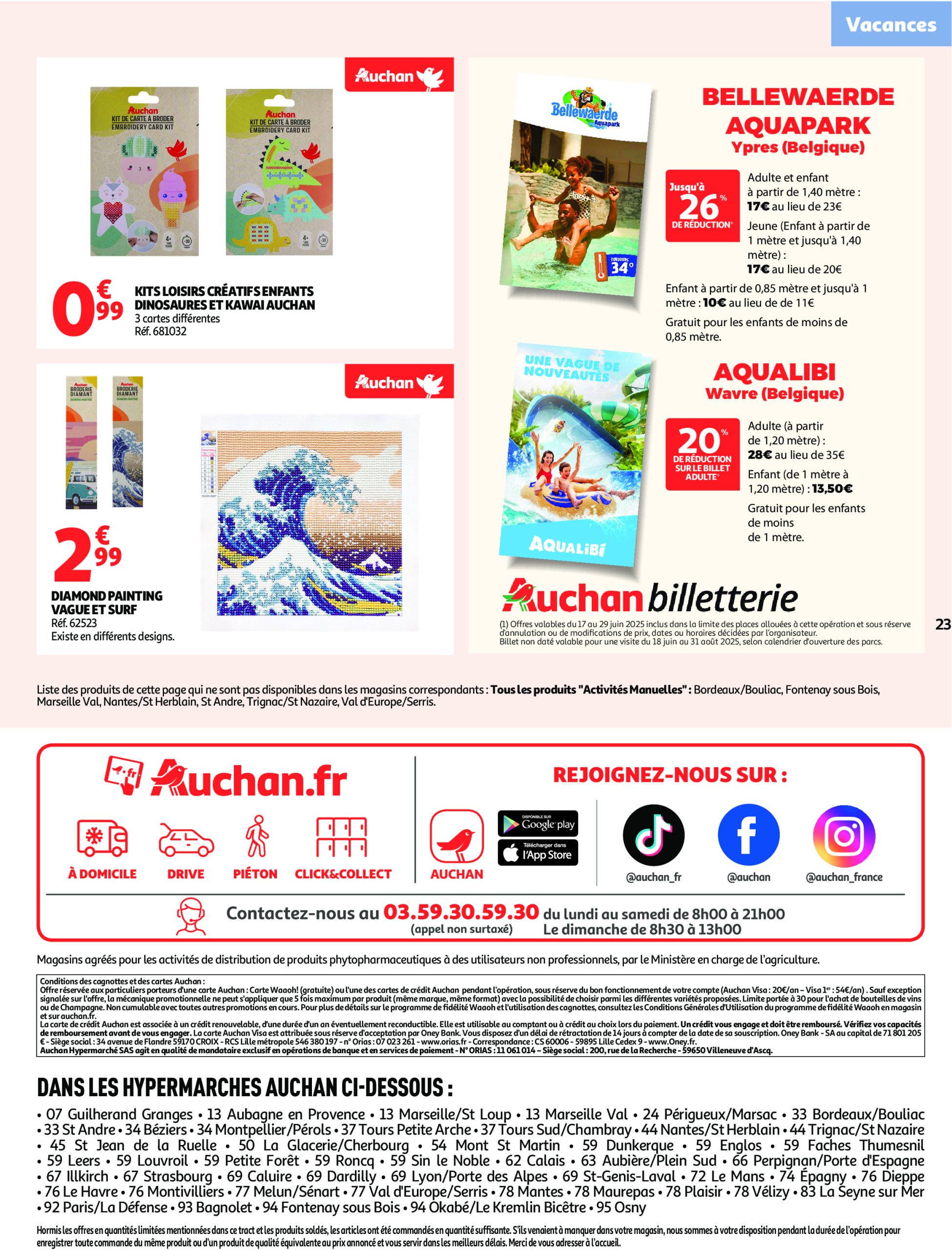auchan - Catalogue Auchan - Embarquement immédiat pour les prix bas valable du 17/06 au 29/06 - page: 23