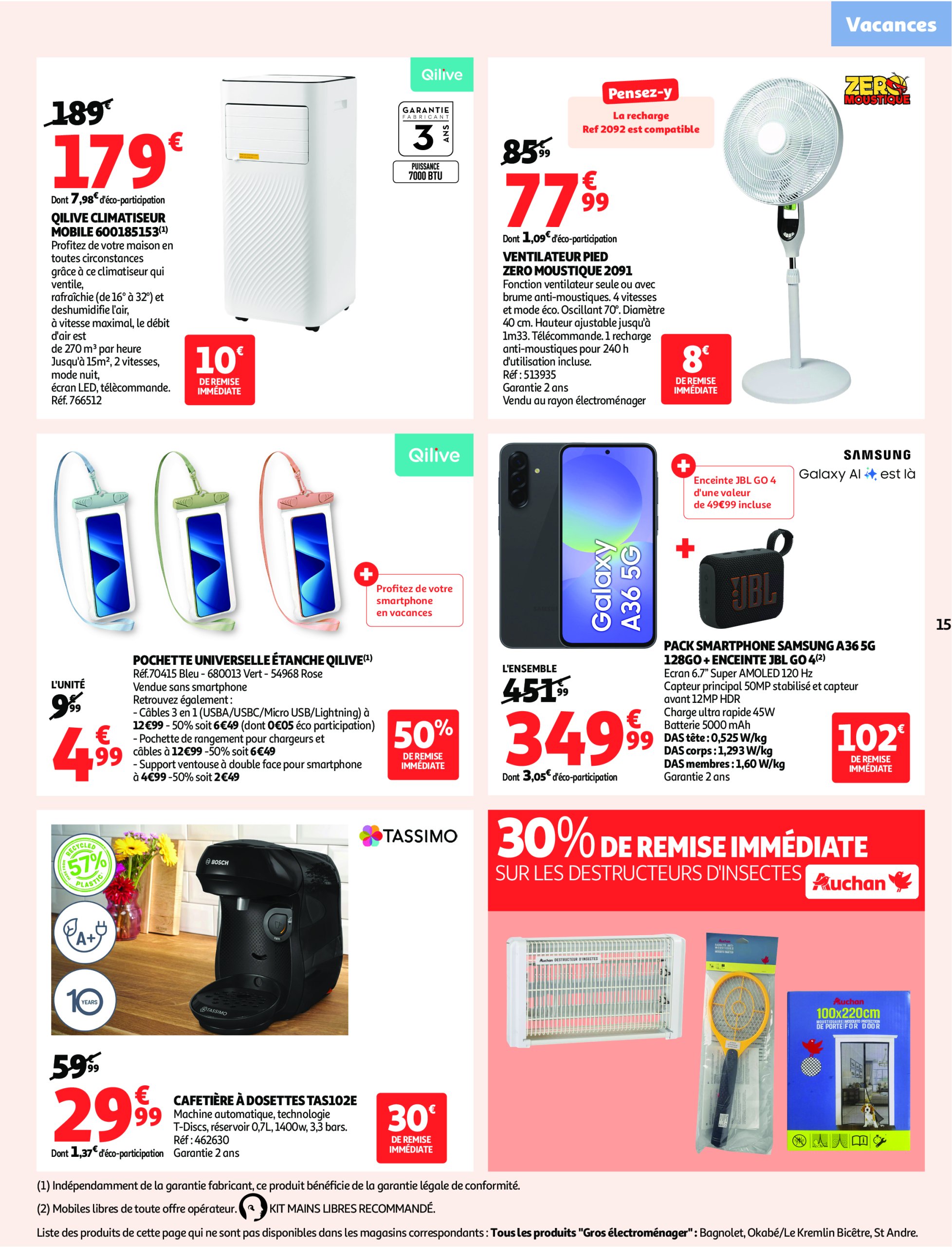 auchan - Catalogue Auchan - Embarquement immédiat pour les prix bas valable du 17/06 au 29/06 - page: 15