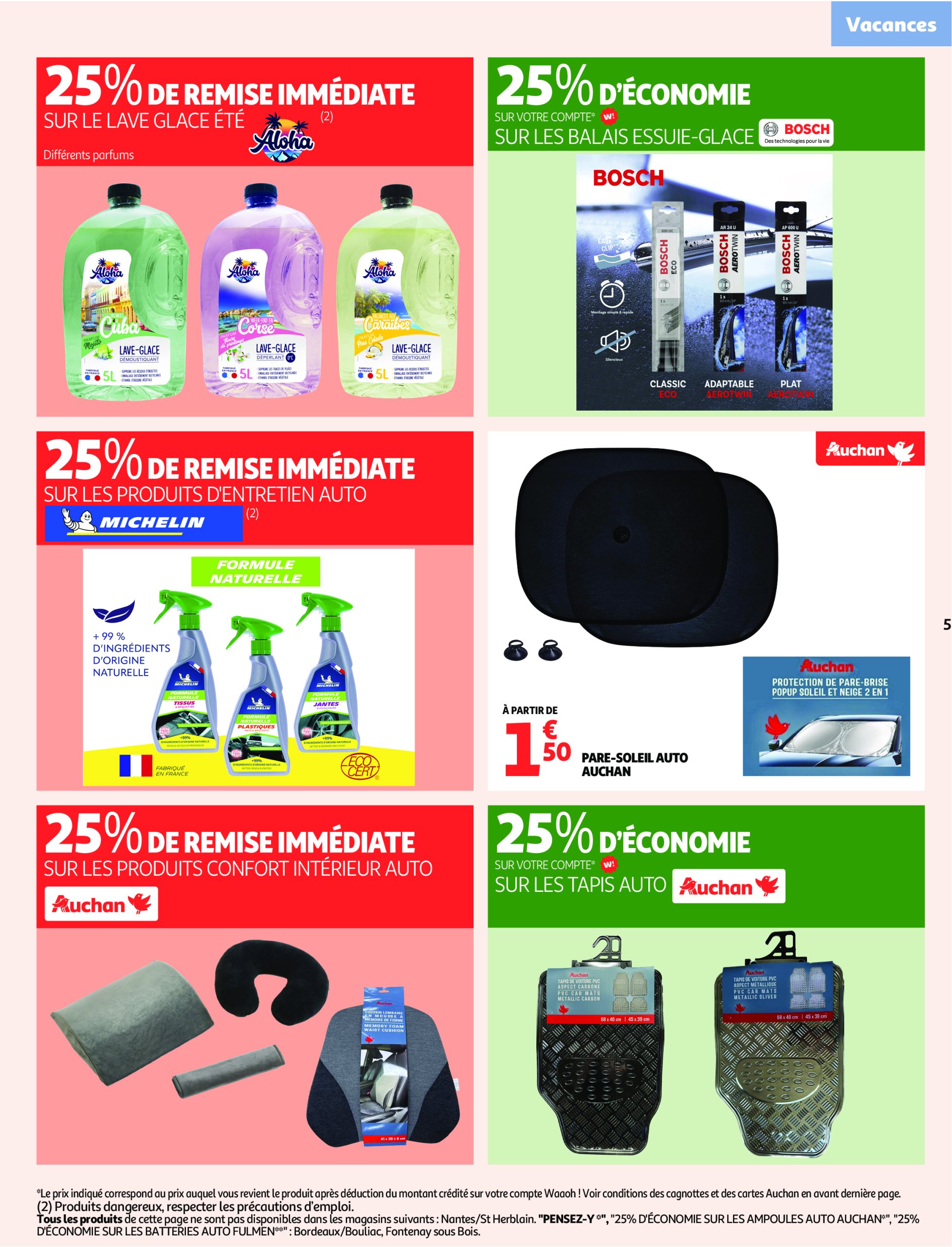 auchan - Catalogue Auchan - Embarquement immédiat pour les prix bas valable du 17/06 au 29/06 - page: 5