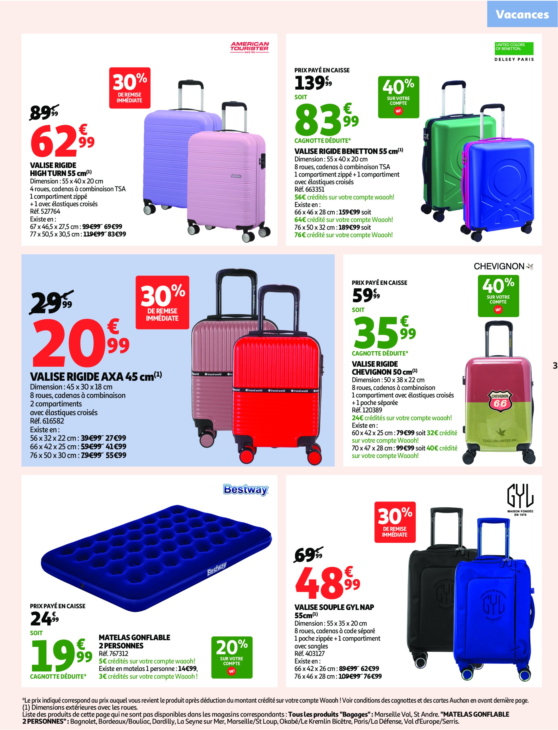 auchan - Catalogue Auchan - Embarquement immédiat pour les prix bas valable du 17/06 au 29/06 - page: 3