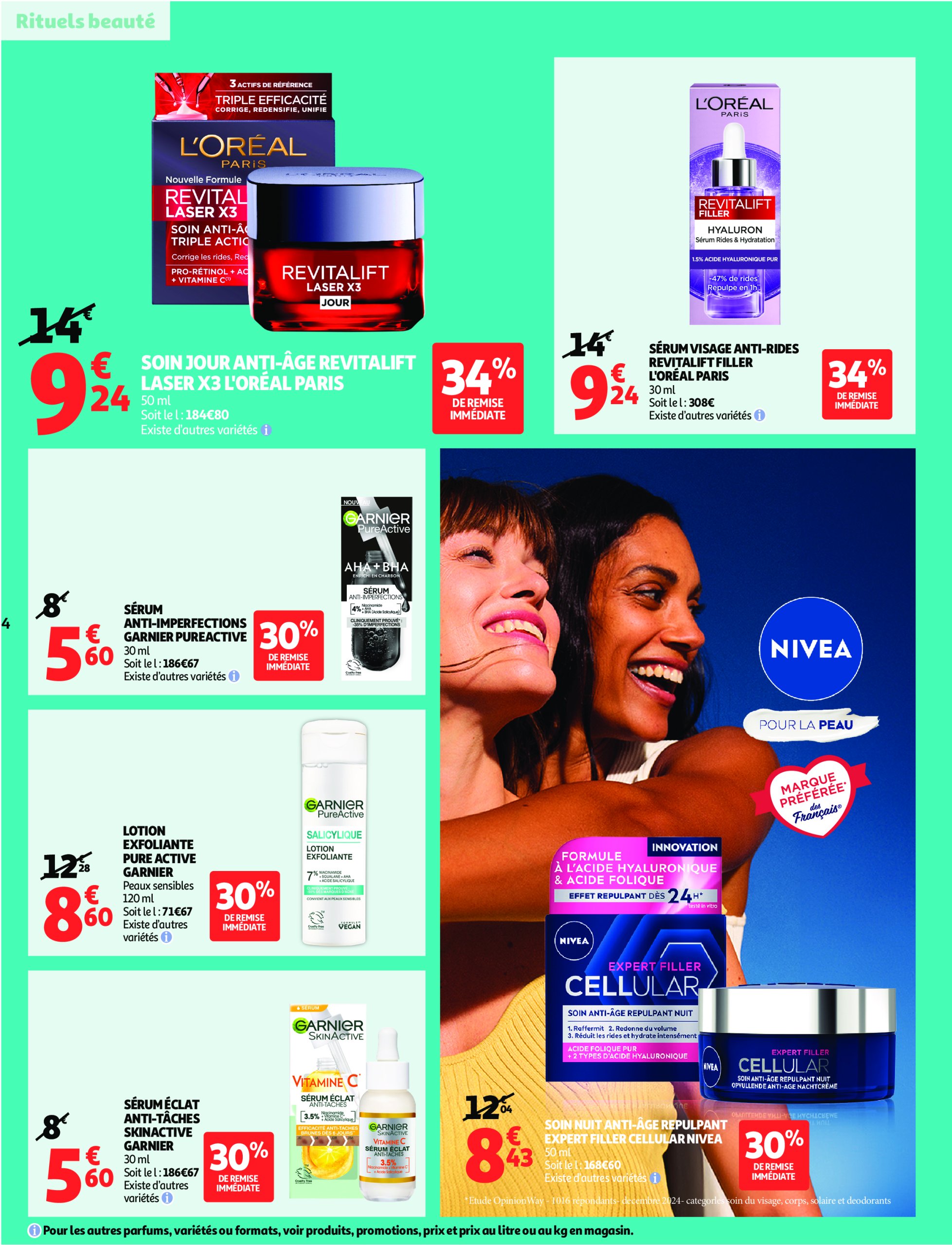 auchan - Catalogue Auchan - Remises en beauté valable du 17/06 au 29/06 - page: 4