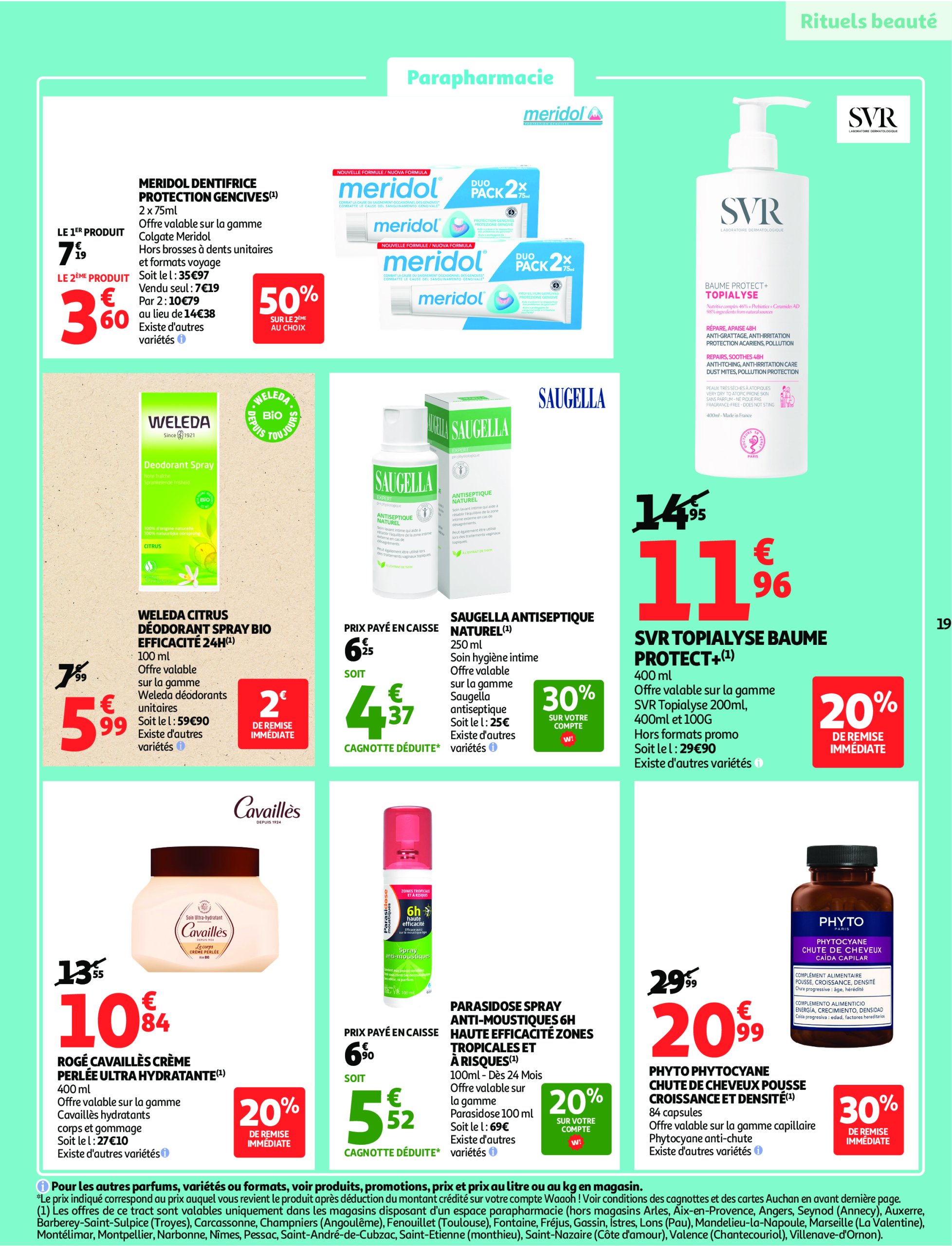 auchan - Catalogue Auchan - Remises en beauté valable du 17/06 au 29/06 - page: 19