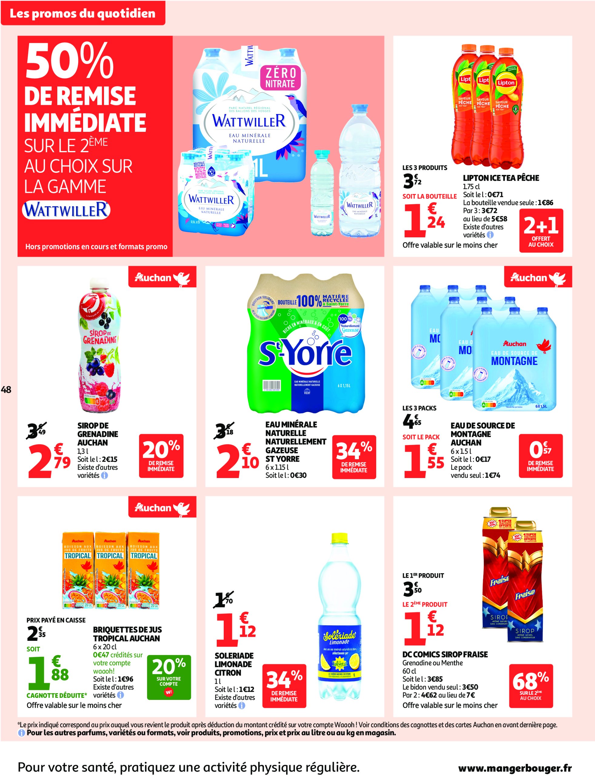 auchan - Catalogue Auchan - Remises en beauté valable du 17/06 au 29/06 - page: 48