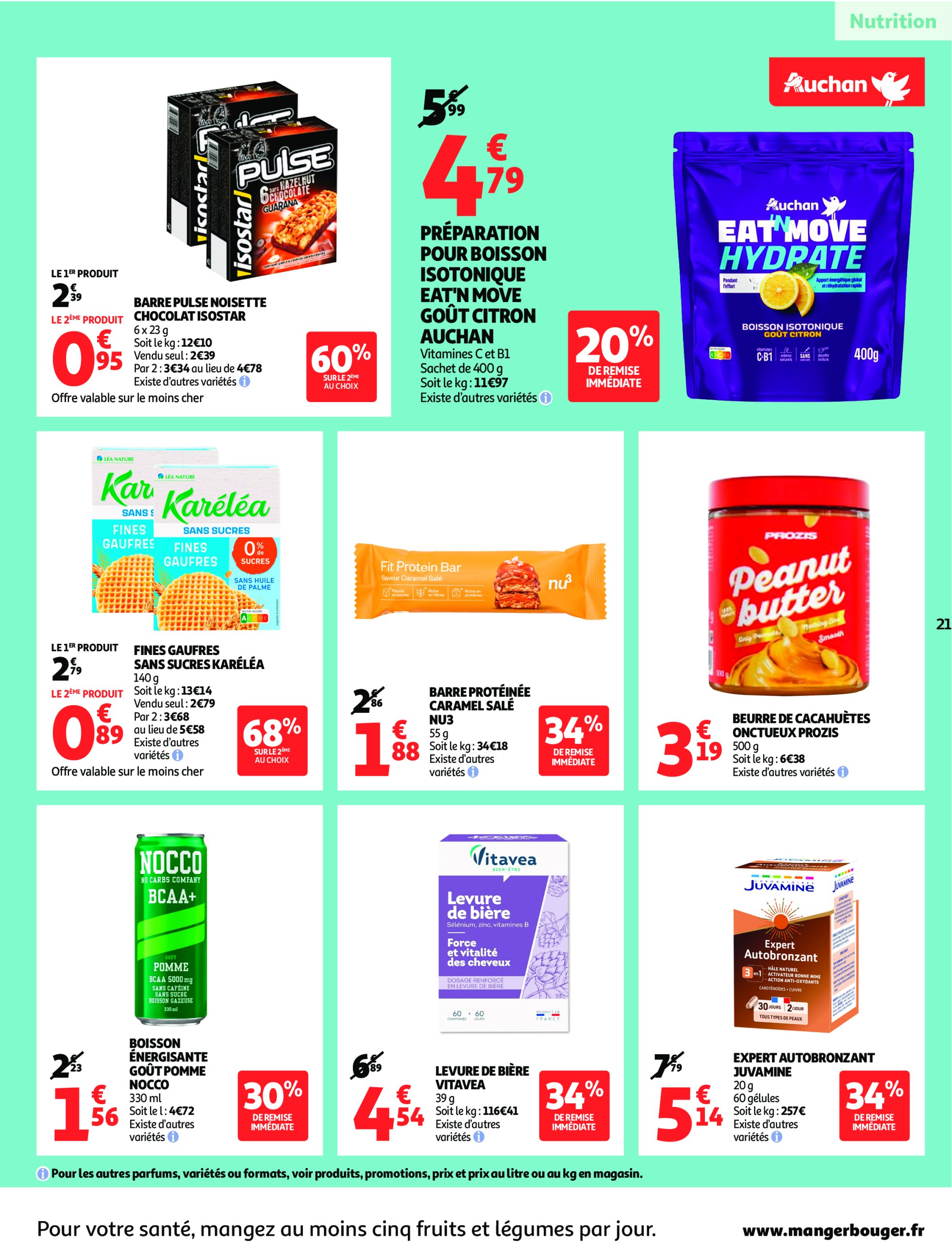 auchan - Catalogue Auchan - Remises en beauté valable du 17/06 au 29/06 - page: 21