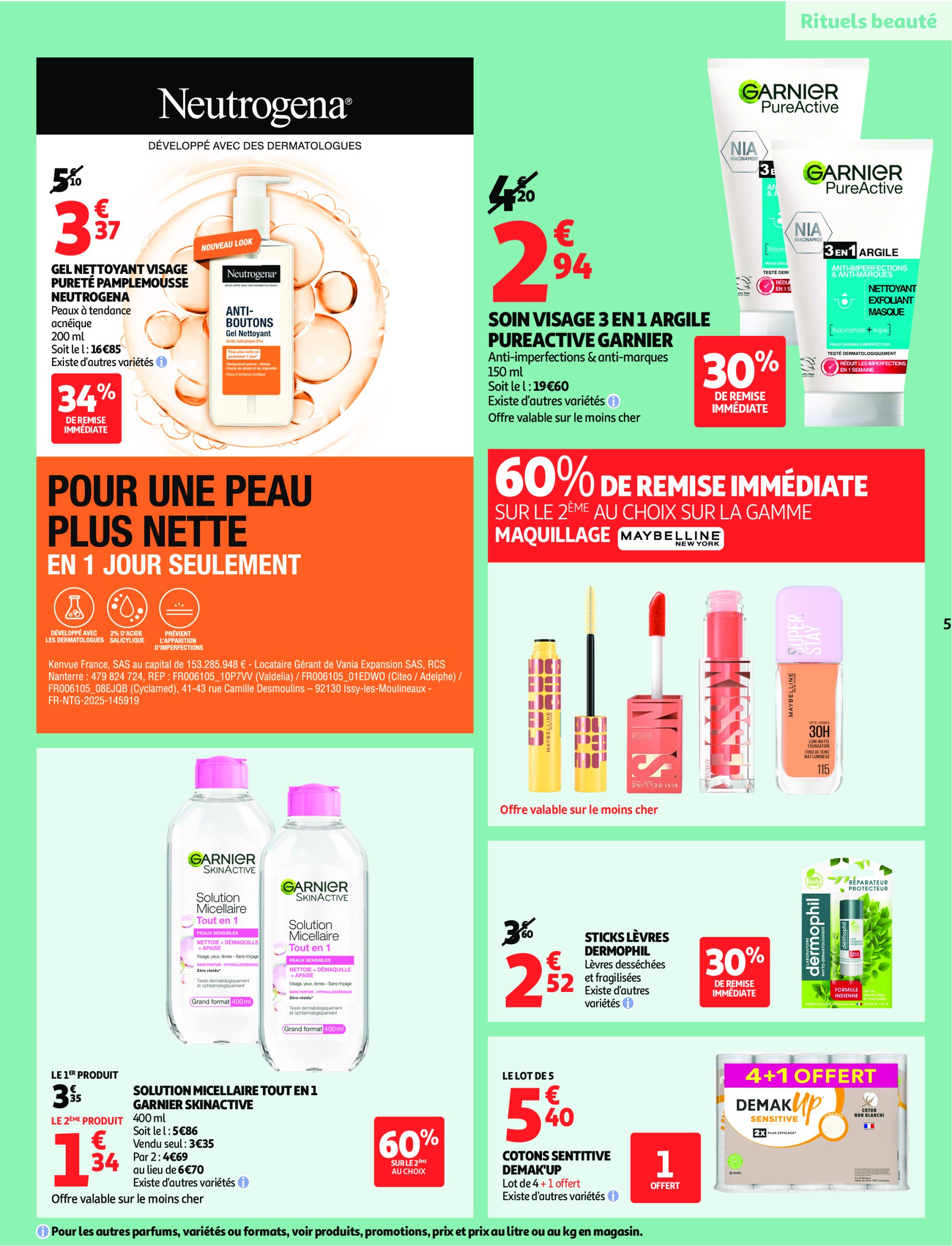 auchan - Catalogue Auchan - Remises en beauté valable du 17/06 au 29/06 - page: 5
