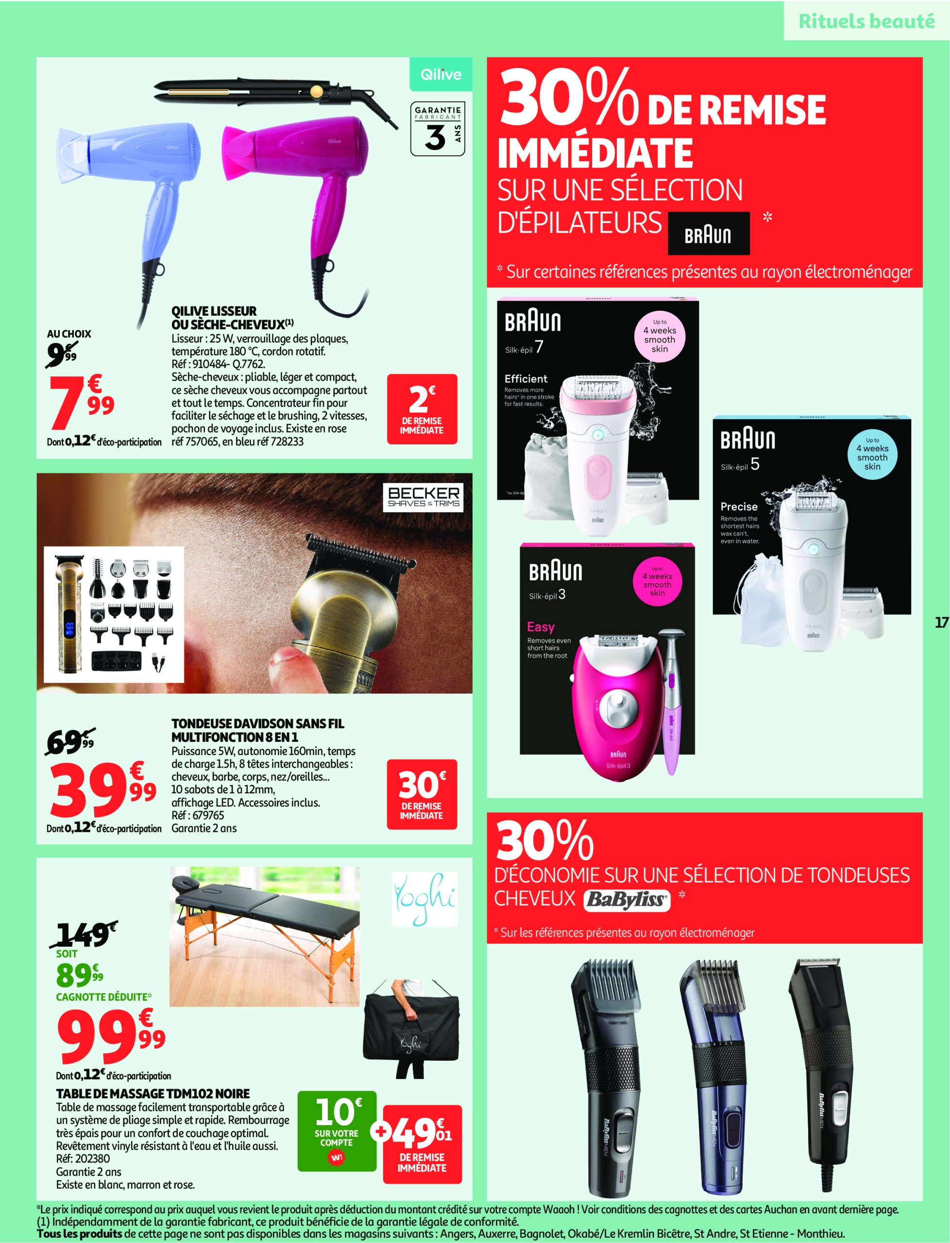auchan - Catalogue Auchan - Remises en beauté valable du 17/06 au 29/06 - page: 17