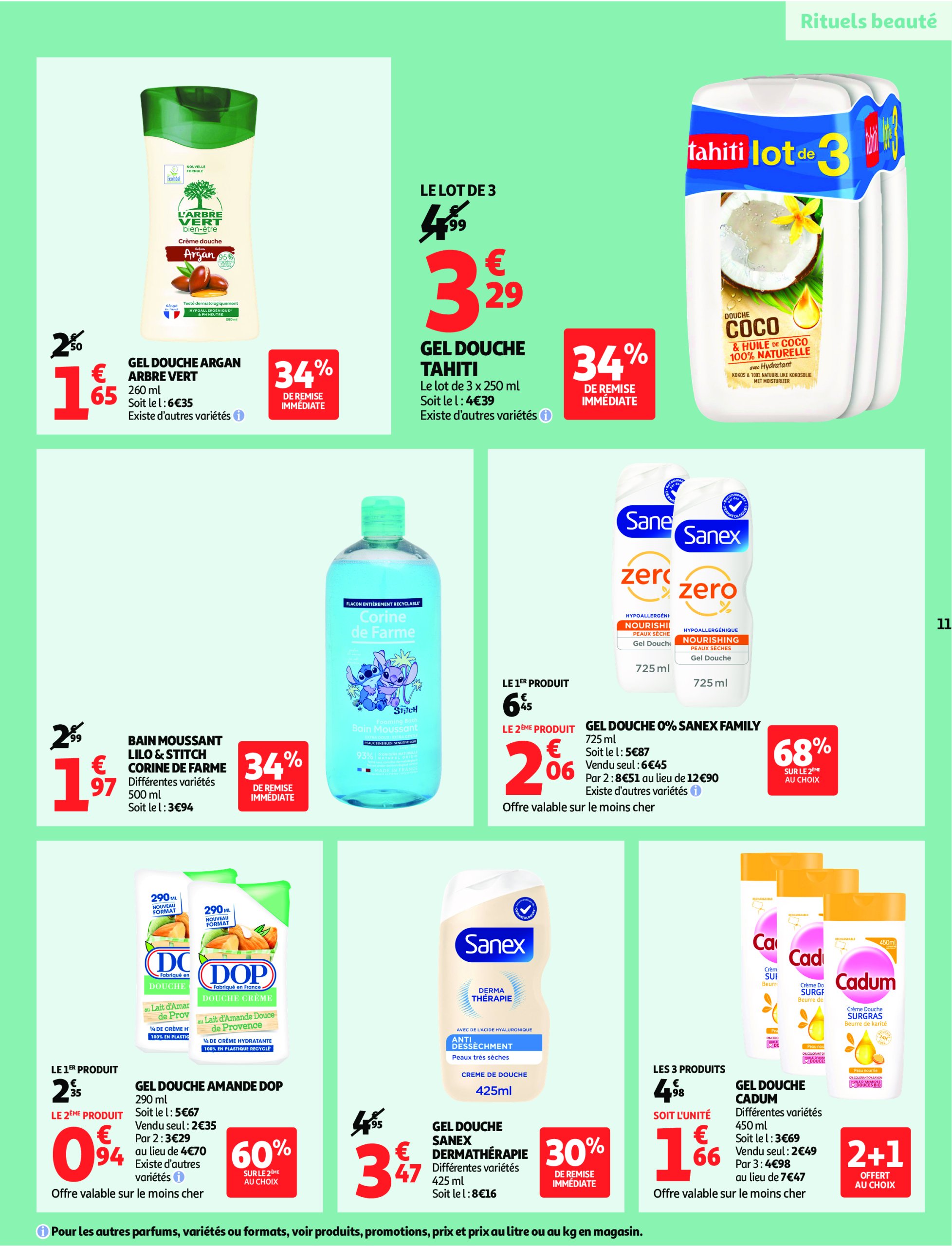 auchan - Catalogue Auchan - Remises en beauté valable du 17/06 au 29/06 - page: 11