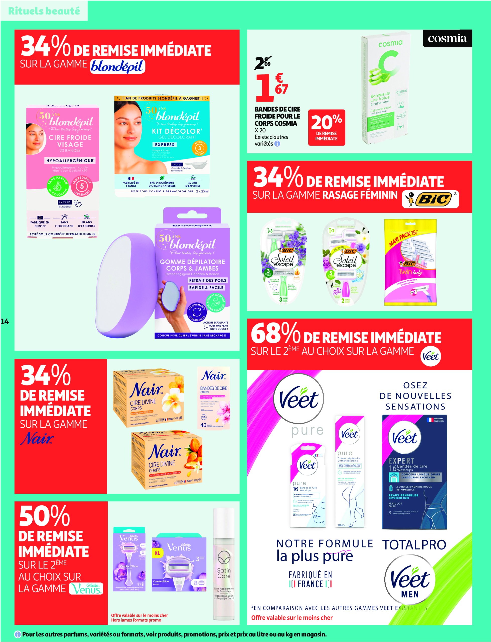 auchan - Catalogue Auchan - Remises en beauté valable du 17/06 au 29/06 - page: 14