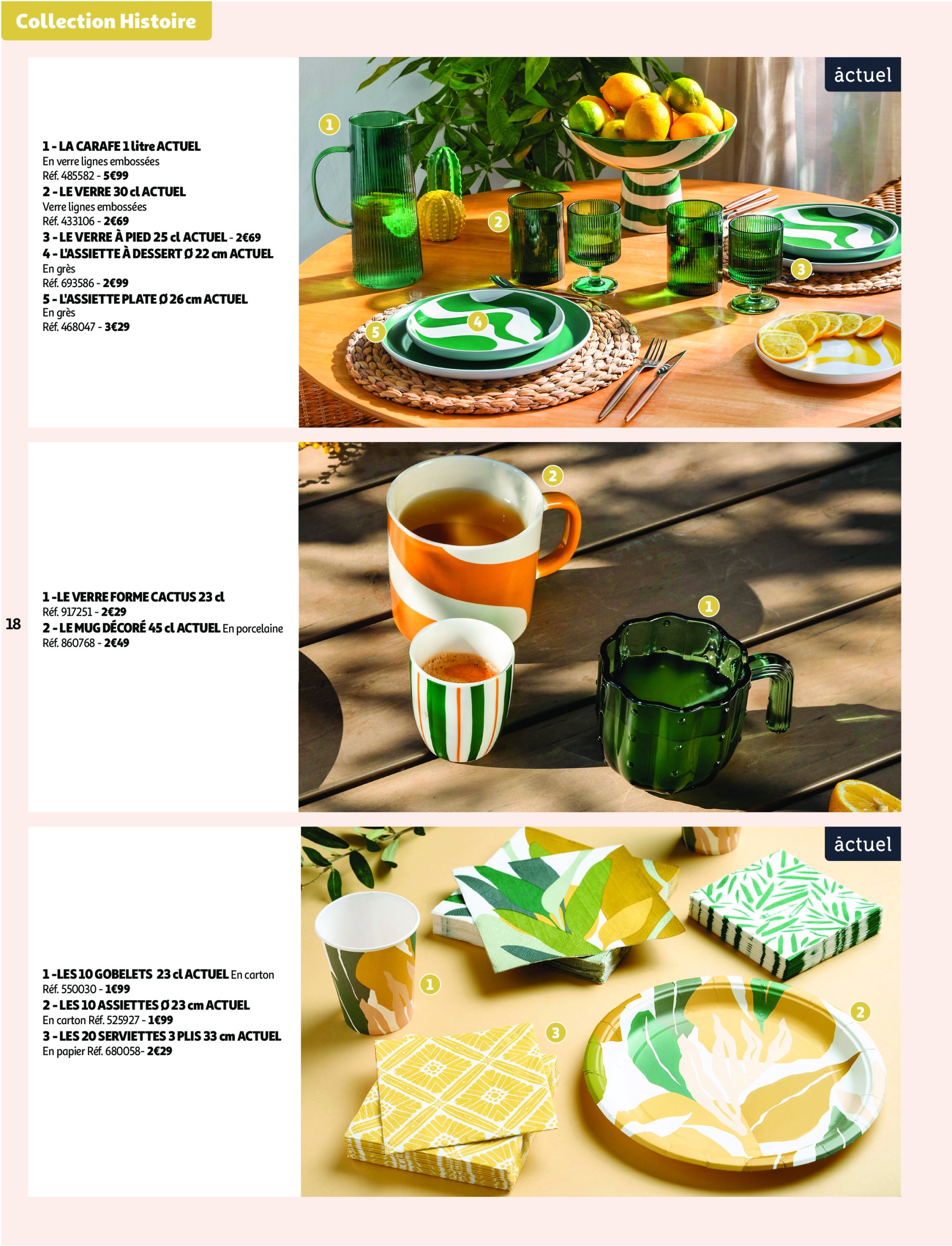 auchan - Catalogue Auchan - Changez de déco à prix minimaliste valable du 20/05 au 29/06 - page: 18