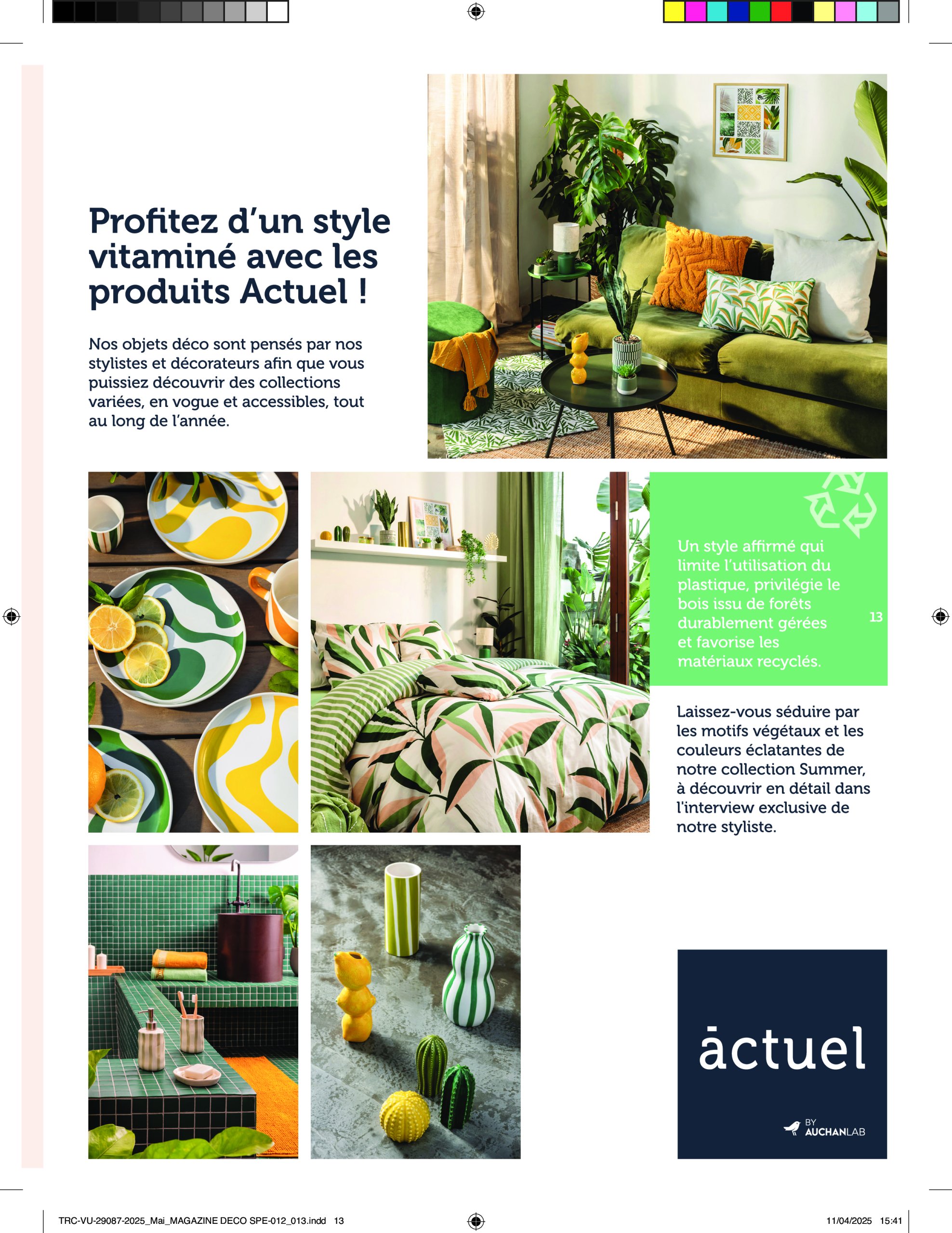 auchan - Catalogue Auchan - Changez de déco à prix minimaliste valable du 20/05 au 29/06 - page: 13
