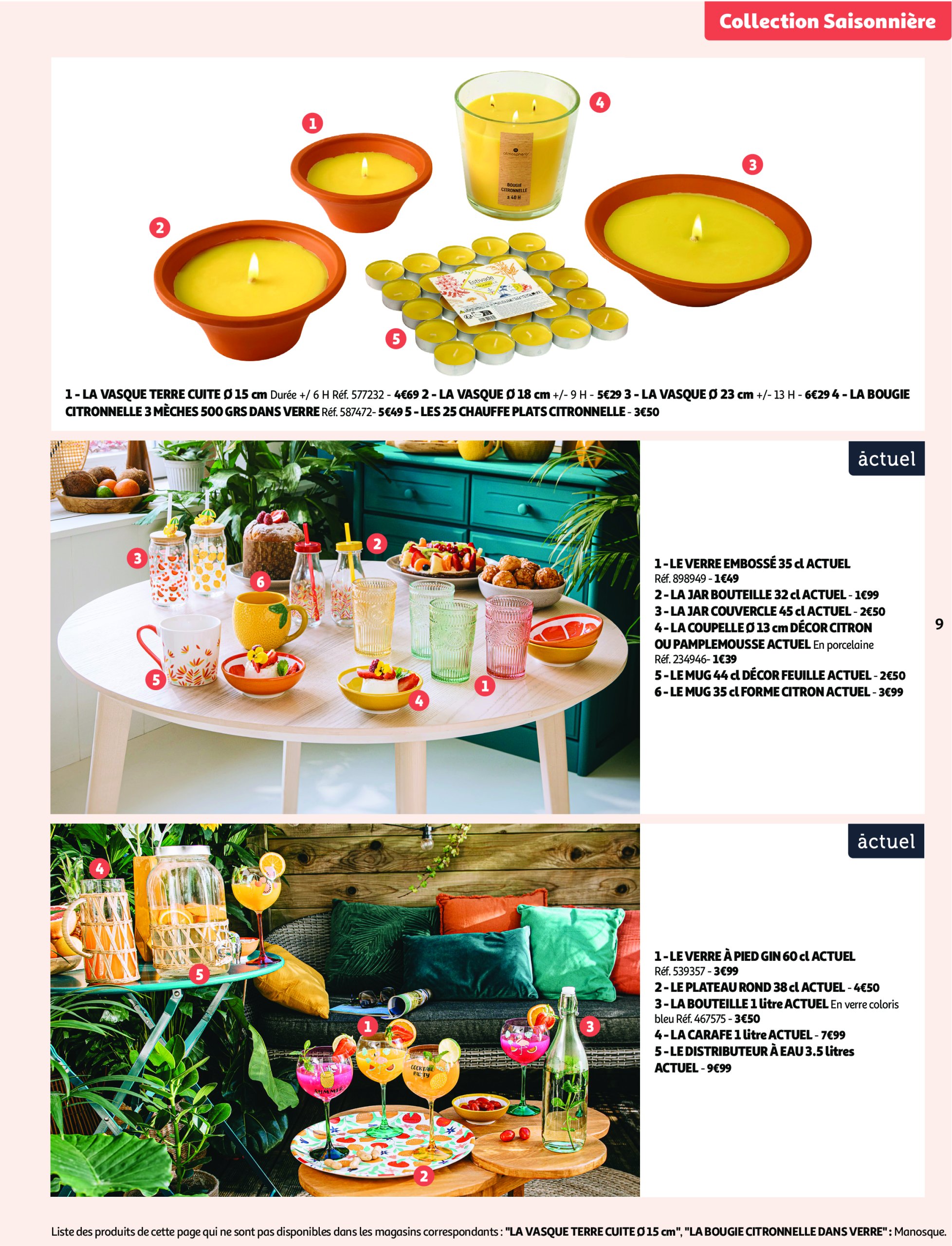 auchan - Catalogue Auchan - Changez de déco à prix minimaliste valable du 20/05 au 29/06 - page: 9