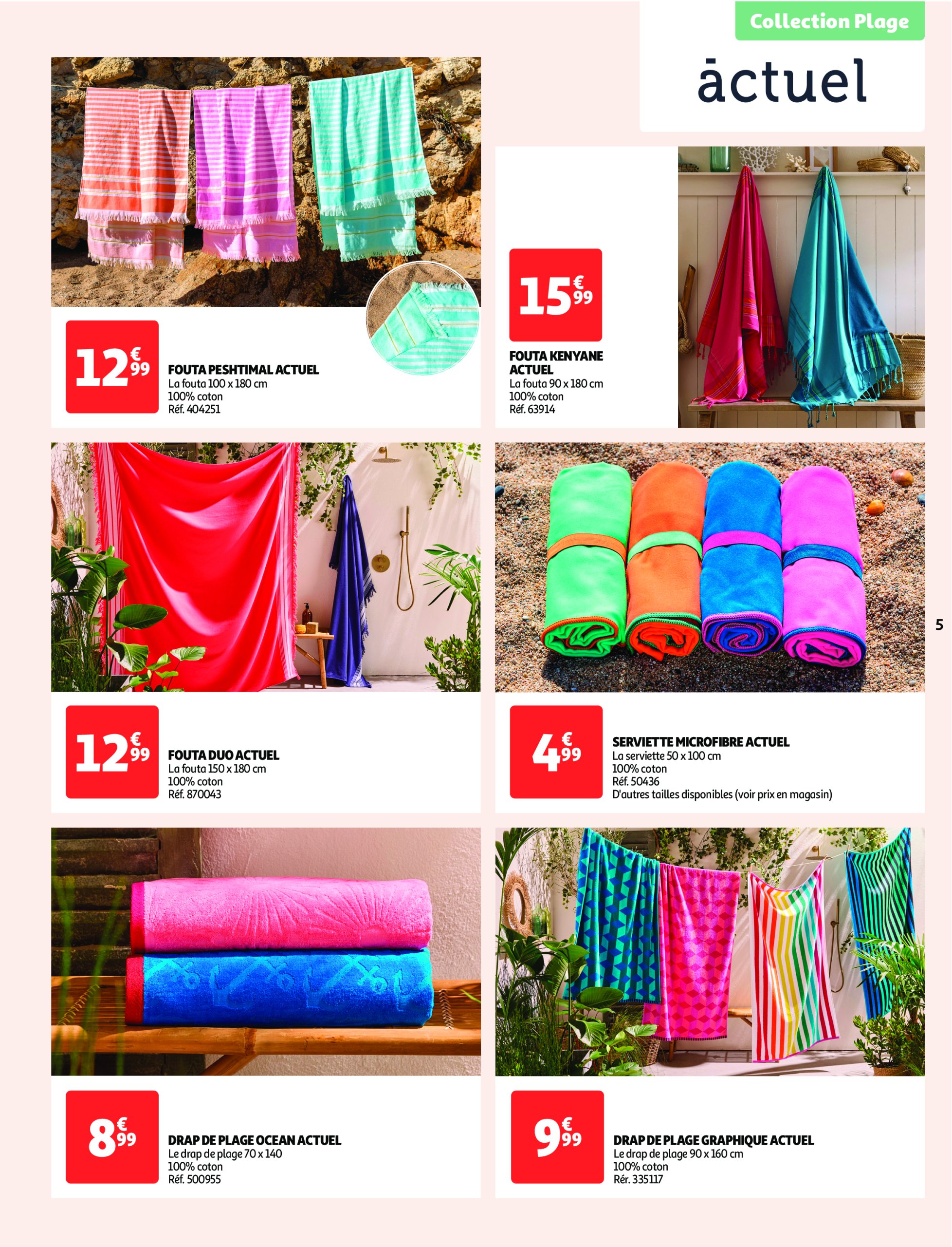auchan - Catalogue Auchan - Changez de déco à prix minimaliste valable du 20/05 au 29/06 - page: 5