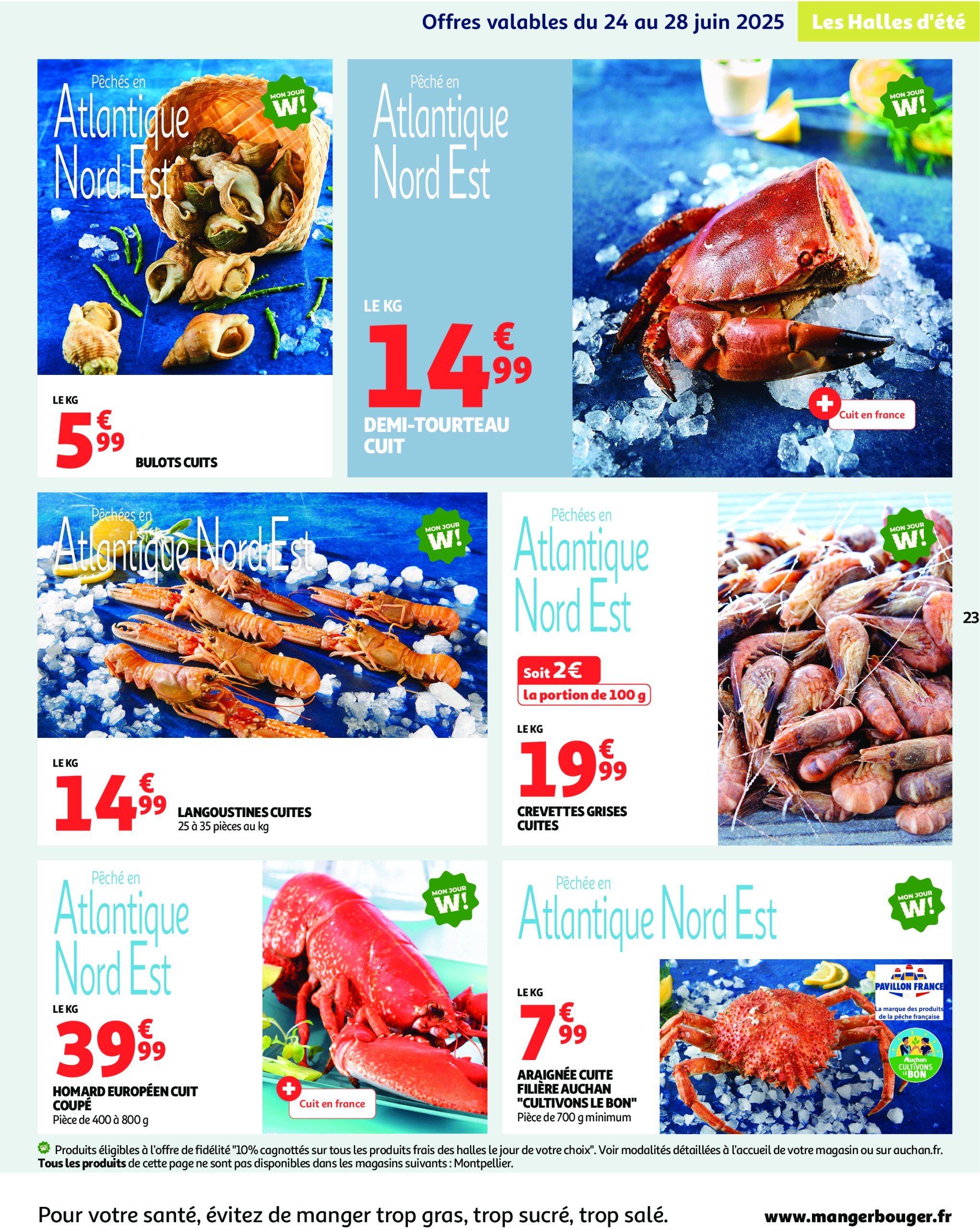 auchan - Catalogue Auchan - Des prix aussi bas, c'est le Top ! valable du 24/06 au 06/07 - page: 23 auchan - Catalogue Auchan - Des prix aussi bas, c'est le Top ! valable du 24/06 au 06/07 - page: 23