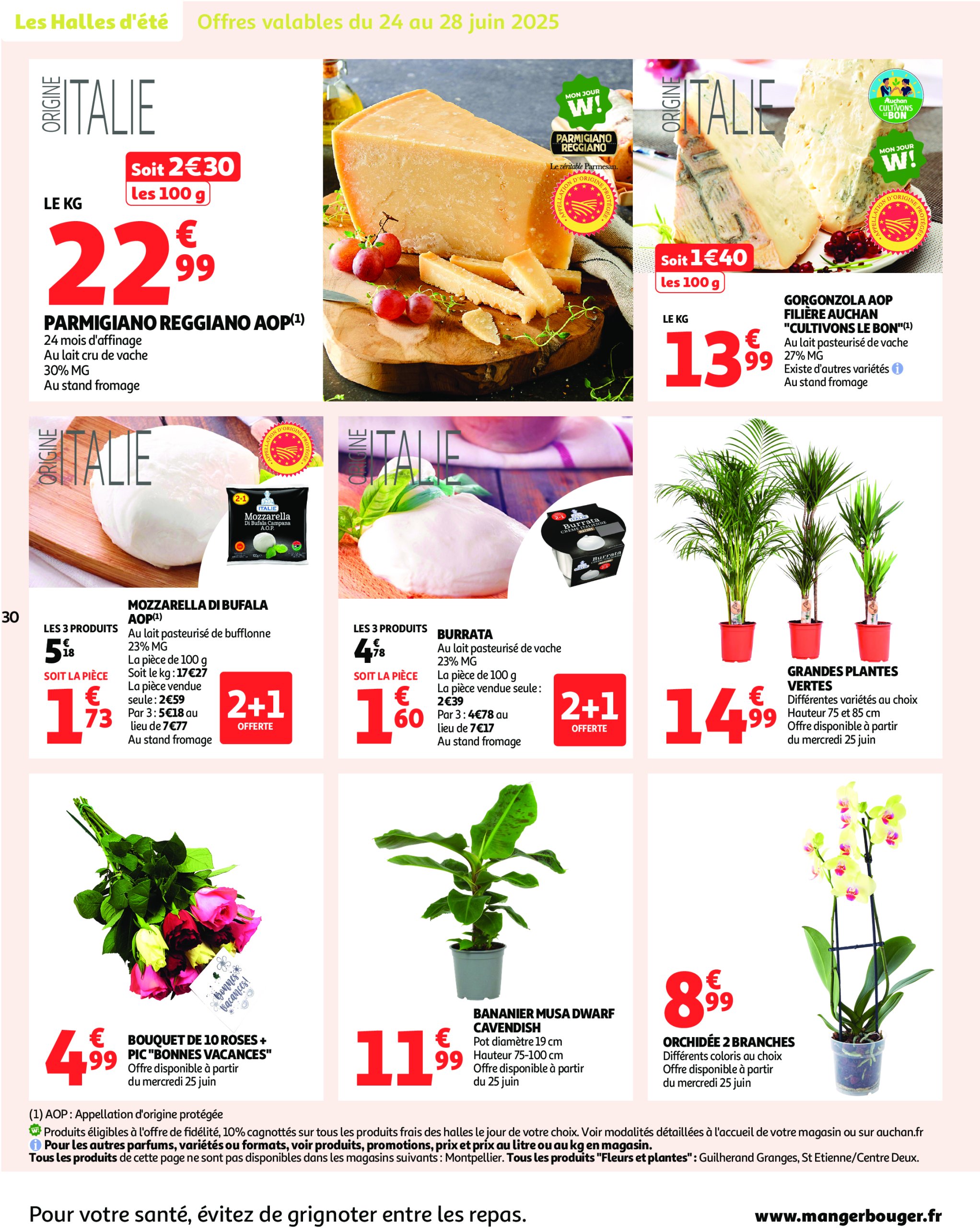 auchan - Catalogue Auchan - Des prix aussi bas, c'est le Top ! valable du 24/06 au 06/07 - page: 30 auchan - Catalogue Auchan - Des prix aussi bas, c'est le Top ! valable du 24/06 au 06/07 - page: 30