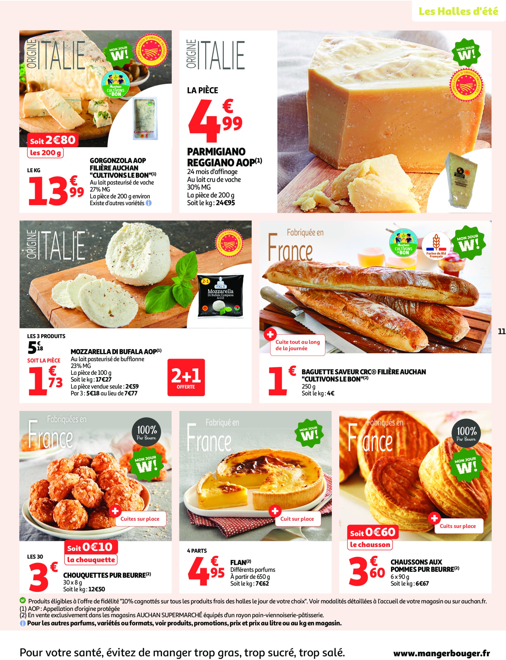 auchan - Catalogue Auchan supermarché - Le frais, le bon, moins cher valable du 24/06 au 28/06 - page: 11