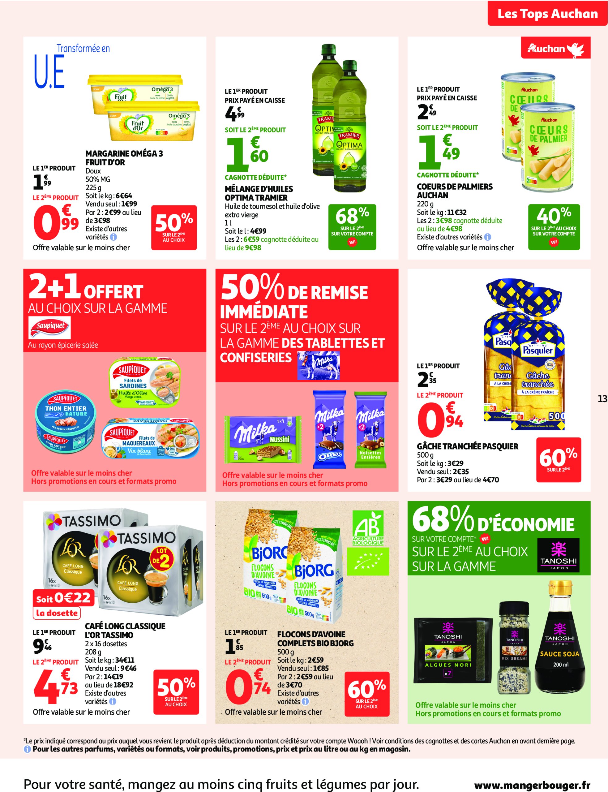 auchan - Catalogue Auchan supermarché - Le frais, le bon, moins cher valable du 24/06 au 28/06 - page: 13