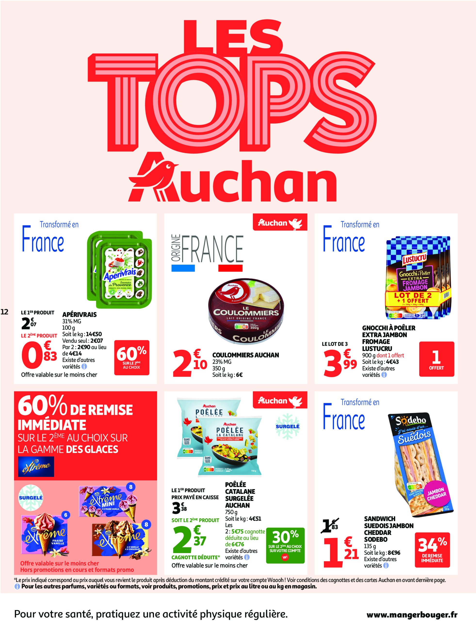auchan - Catalogue Auchan supermarché - Le frais, le bon, moins cher valable du 24/06 au 28/06 - page: 12