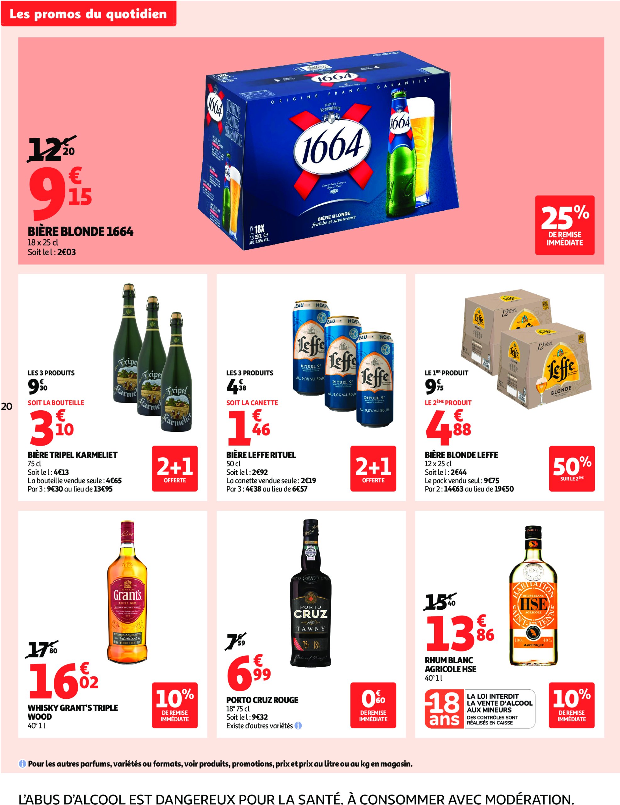 auchan - Catalogue Auchan - Les prix bas qui font du bien au quotidien valable du 01/07 au 12/07 - page: 20