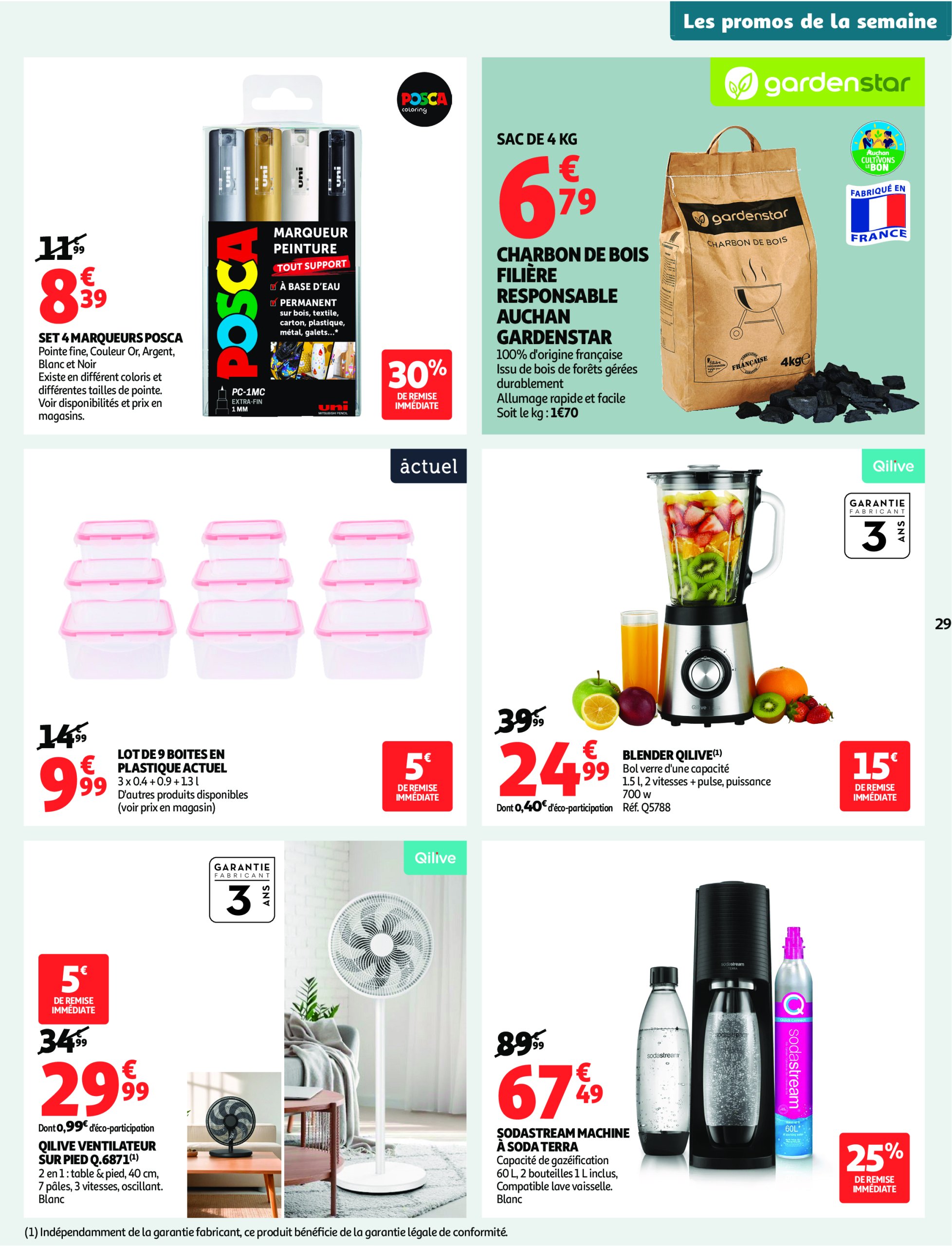 auchan - Catalogue Auchan - Les prix bas qui font du bien au quotidien valable du 01/07 au 12/07 - page: 29