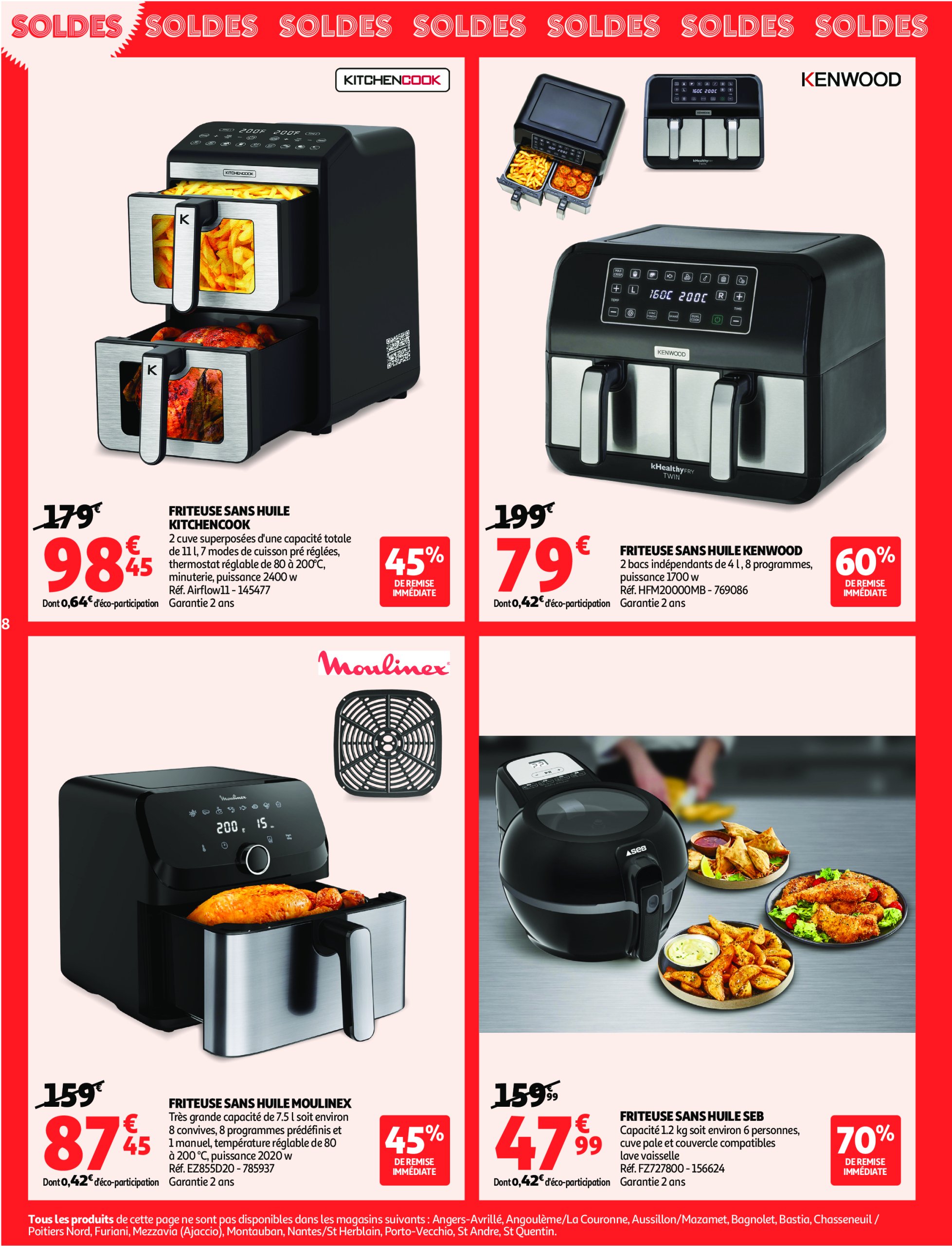 auchan - Catalogue Auchan - Jusqu'à -70% valable du 25/06 au 22/07 - page: 8