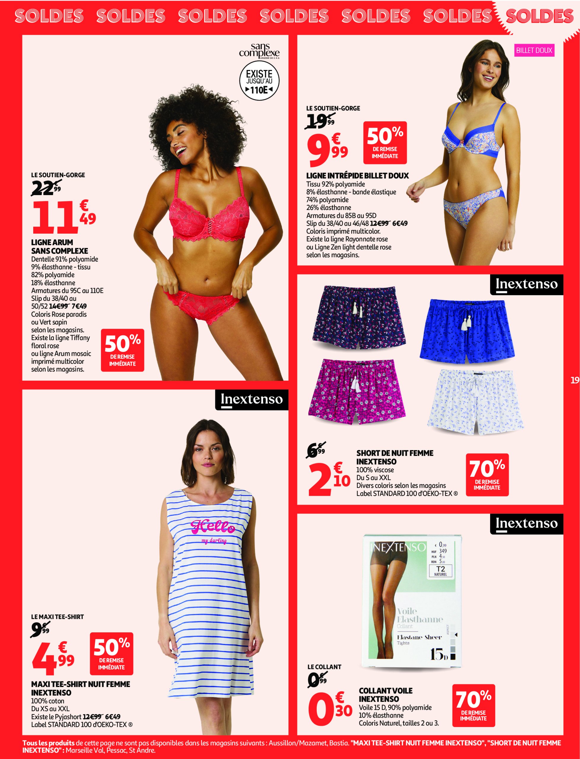 auchan - Catalogue Auchan - Jusqu'à -70% valable du 25/06 au 22/07 - page: 19