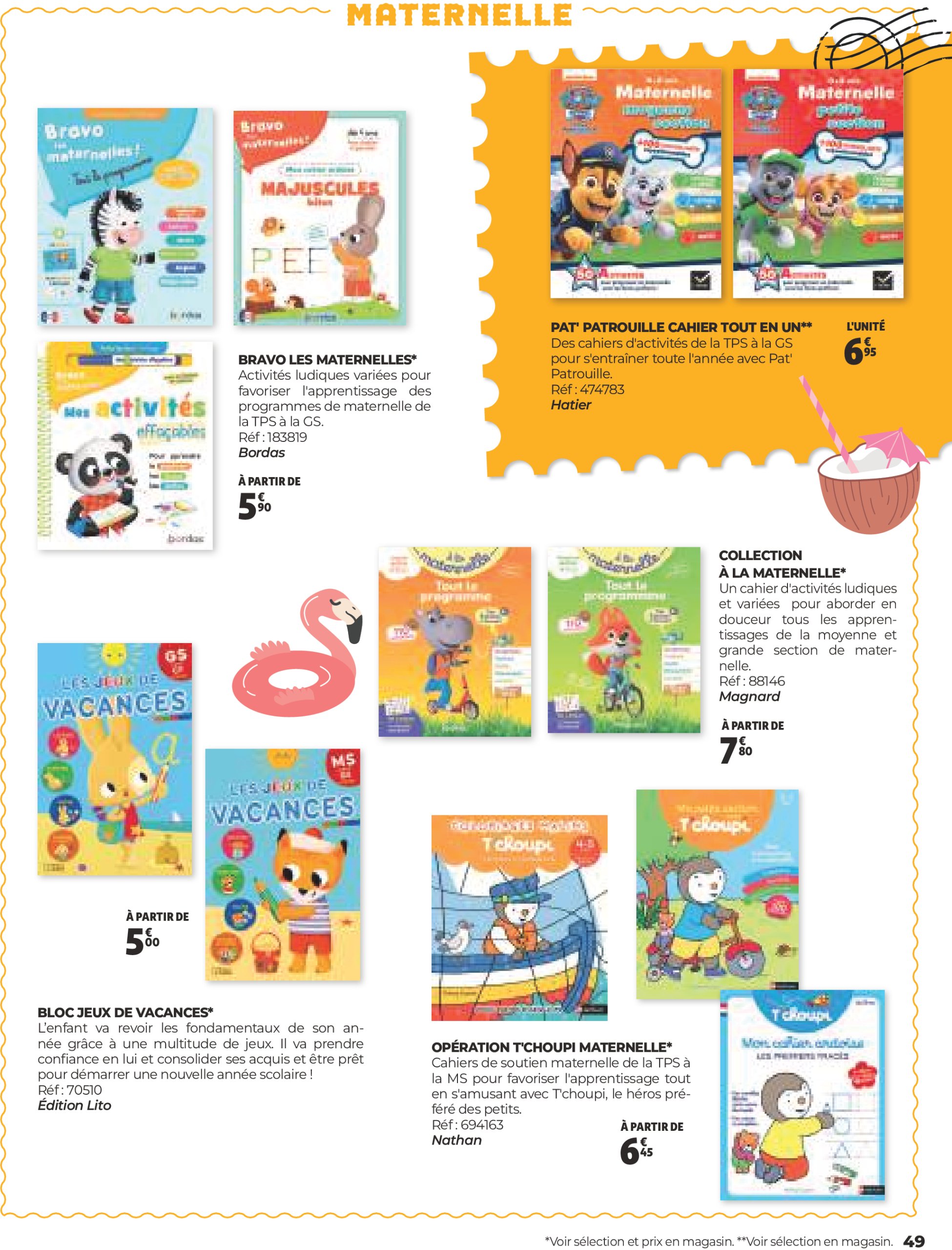 auchan - Catalogue Auchan - Une sélection pour voyager partout valable du 25/06 au 31/08 - page: 49 auchan - Catalogue Auchan - Une sélection pour voyager partout valable du 25/06 au 31/08 - page: 49