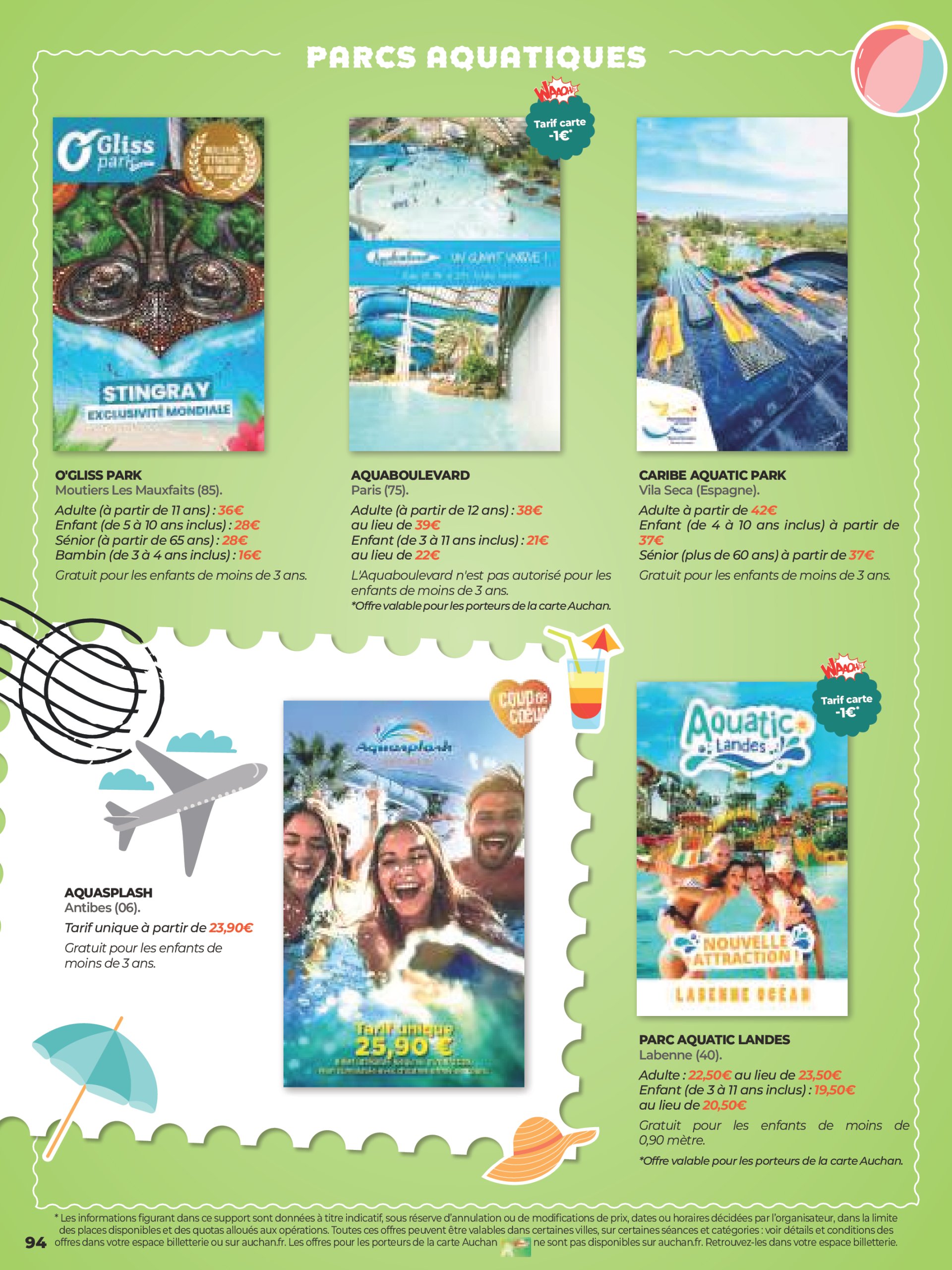 auchan - Catalogue Auchan - Une sélection pour voyager partout valable du 25/06 au 31/08 - page: 94 auchan - Catalogue Auchan - Une sélection pour voyager partout valable du 25/06 au 31/08 - page: 94