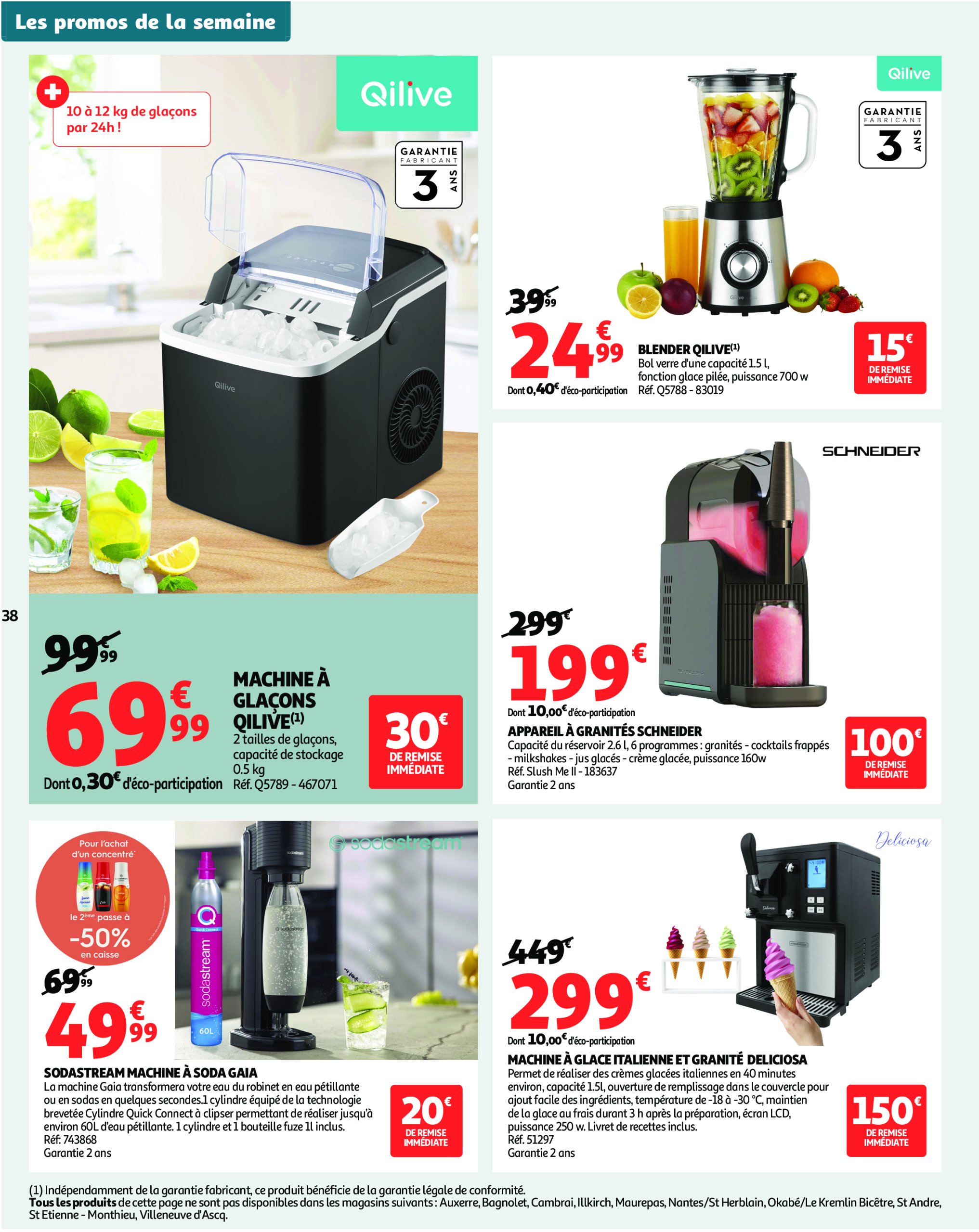 auchan - Catalogue Auchan - Un été sans flamber votre budget valable du 08/07 au 20/07 - page: 38 auchan - Catalogue Auchan - Un été sans flamber votre budget valable du 08/07 au 20/07 - page: 38
