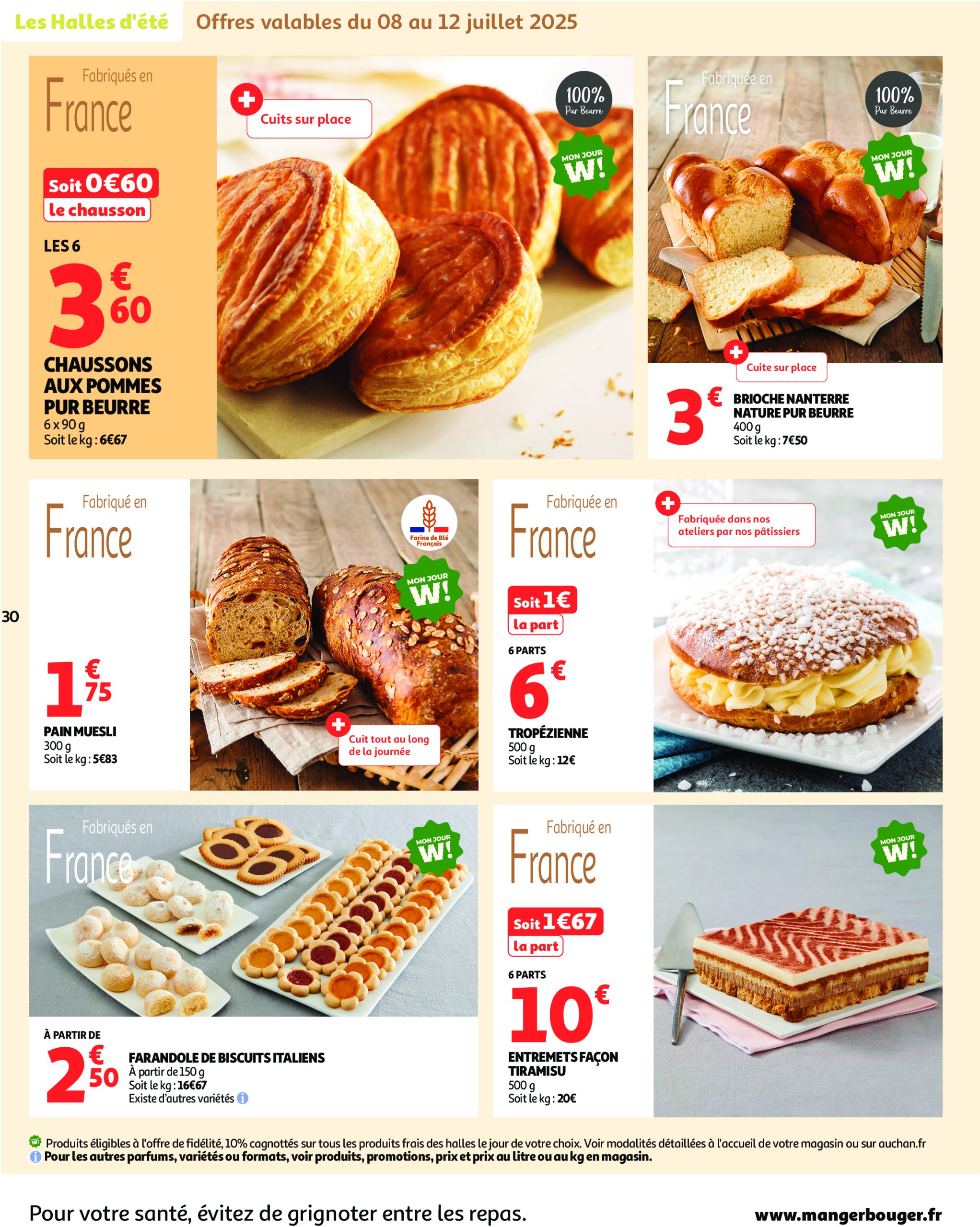 auchan - Catalogue Auchan - Un été sans flamber votre budget valable du 08/07 au 20/07 - page: 30 auchan - Catalogue Auchan - Un été sans flamber votre budget valable du 08/07 au 20/07 - page: 30