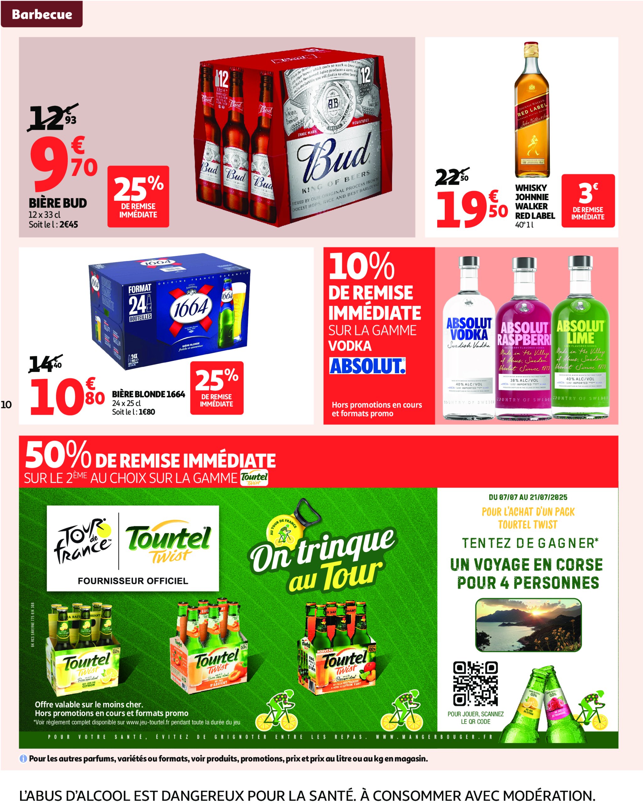 auchan - Catalogue Auchan - Un été sans flamber votre budget valable du 08/07 au 20/07 - page: 10 auchan - Catalogue Auchan - Un été sans flamber votre budget valable du 08/07 au 20/07 - page: 10
