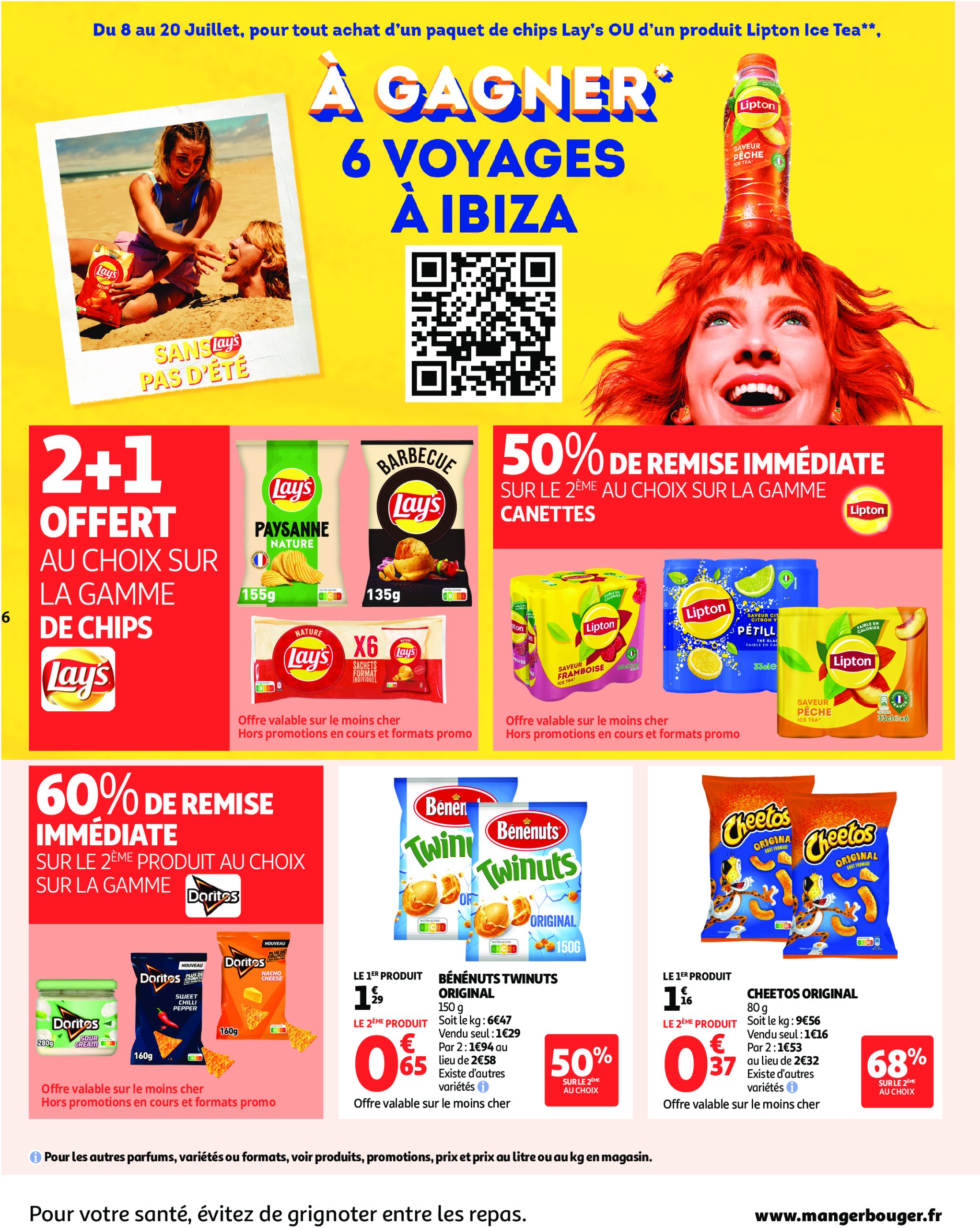auchan - Catalogue Auchan - Un été sans flamber votre budget valable du 08/07 au 20/07 - page: 6 auchan - Catalogue Auchan - Un été sans flamber votre budget valable du 08/07 au 20/07 - page: 6