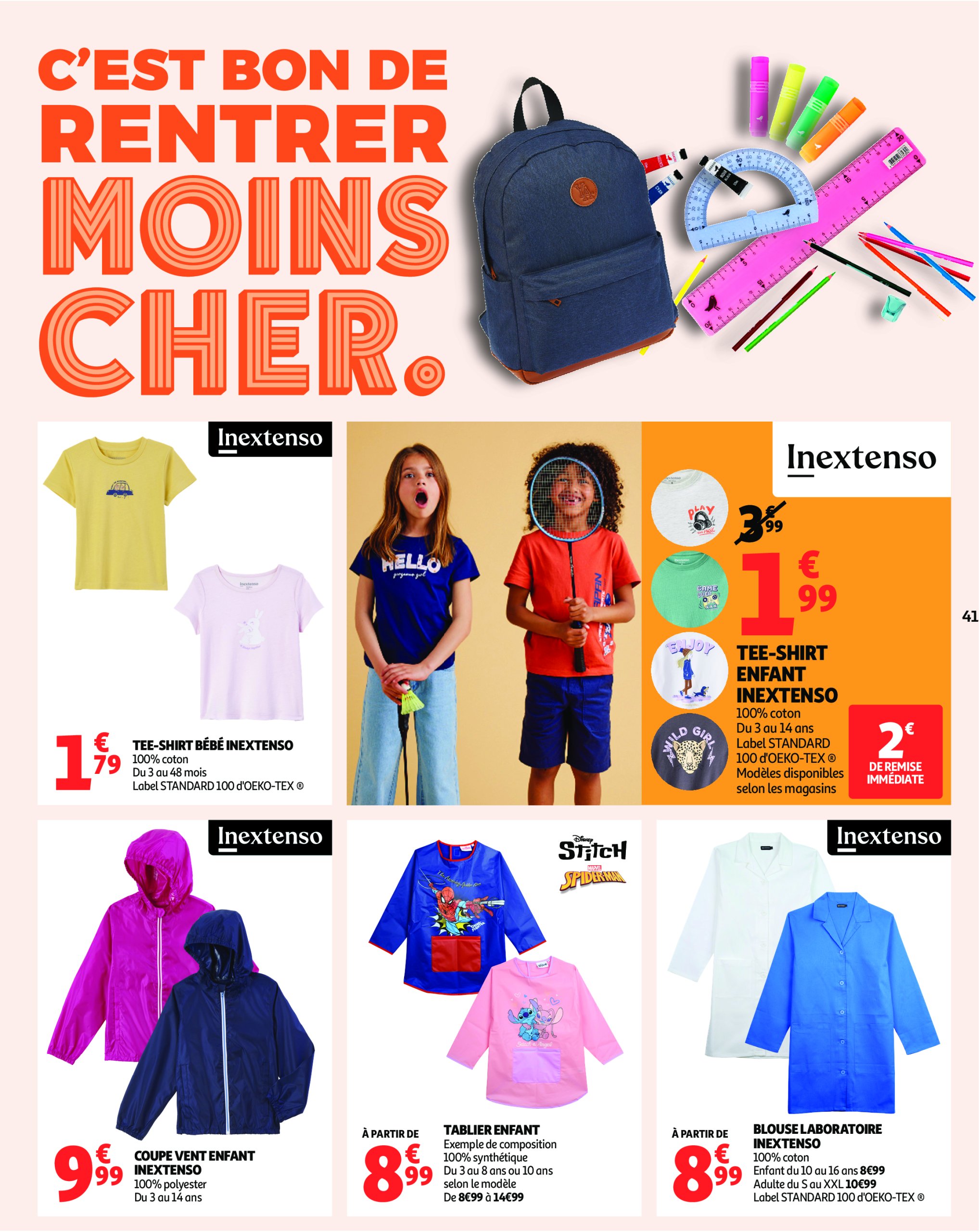 auchan - Catalogue Auchan - Un été sans flamber votre budget valable du 08/07 au 20/07 - page: 41 auchan - Catalogue Auchan - Un été sans flamber votre budget valable du 08/07 au 20/07 - page: 41