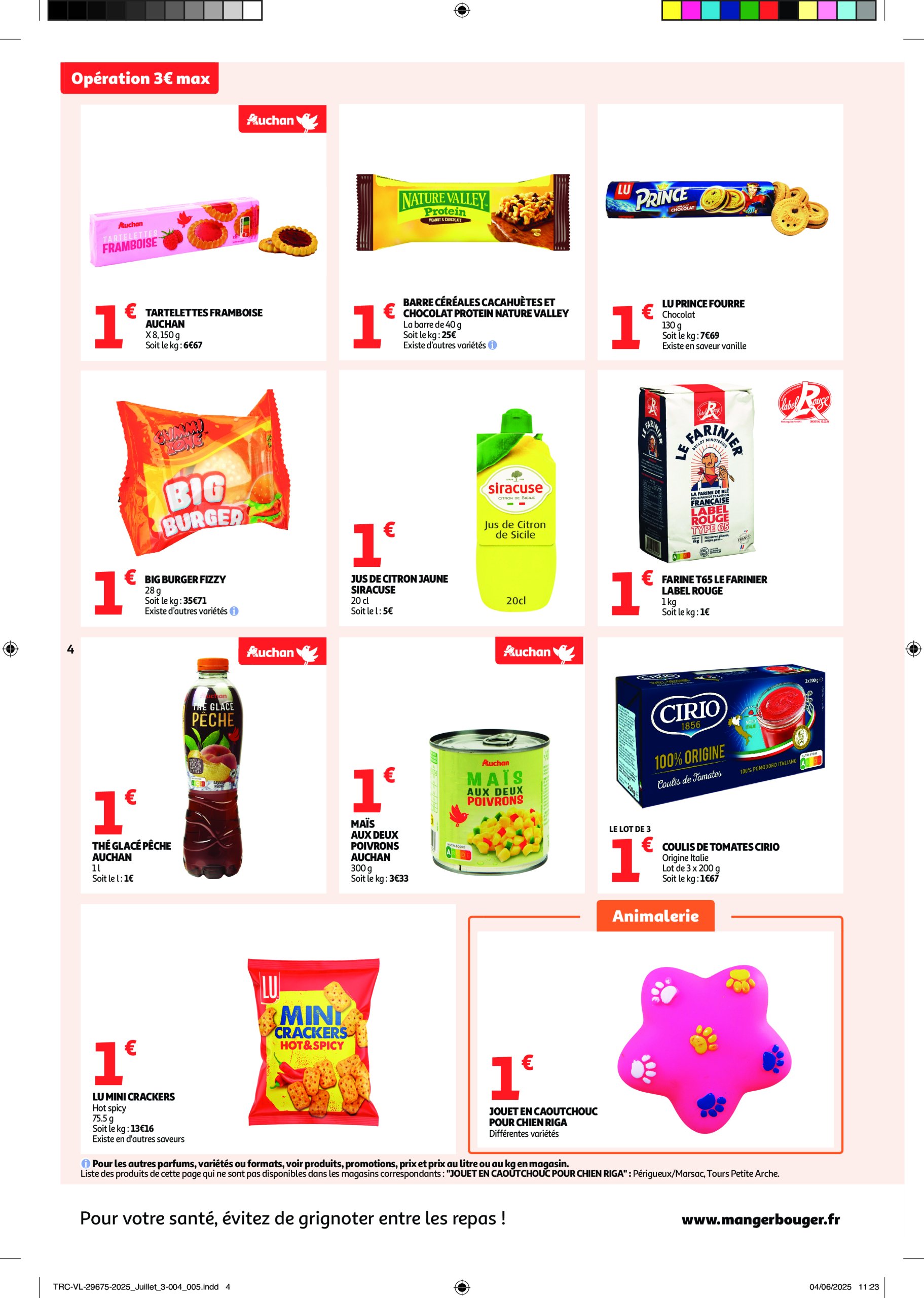 auchan - Catalogue Auchan - C'est parti pour une année moins chère valable du 16/07 au 27/07 - page: 4 auchan - Catalogue Auchan - C'est parti pour une année moins chère valable du 16/07 au 27/07 - page: 4