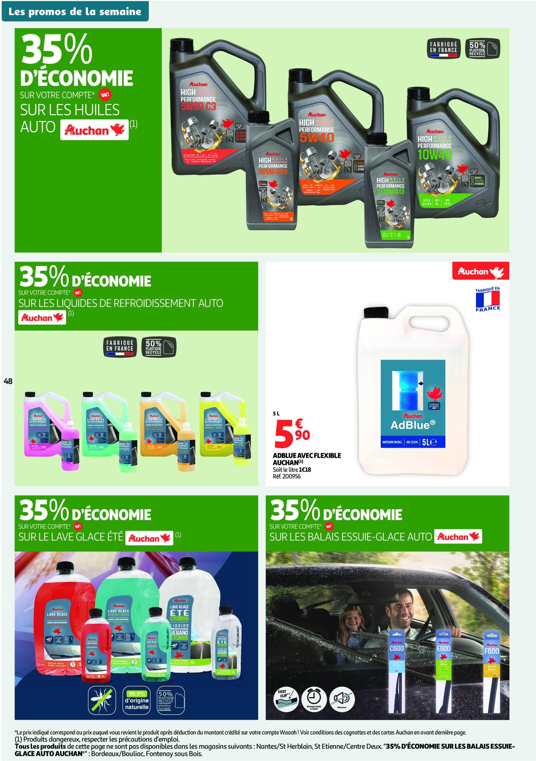 auchan - Catalogue Auchan - C'est parti pour une année moins chère valable du 16/07 au 27/07 - page: 48 auchan - Catalogue Auchan - C'est parti pour une année moins chère valable du 16/07 au 27/07 - page: 48