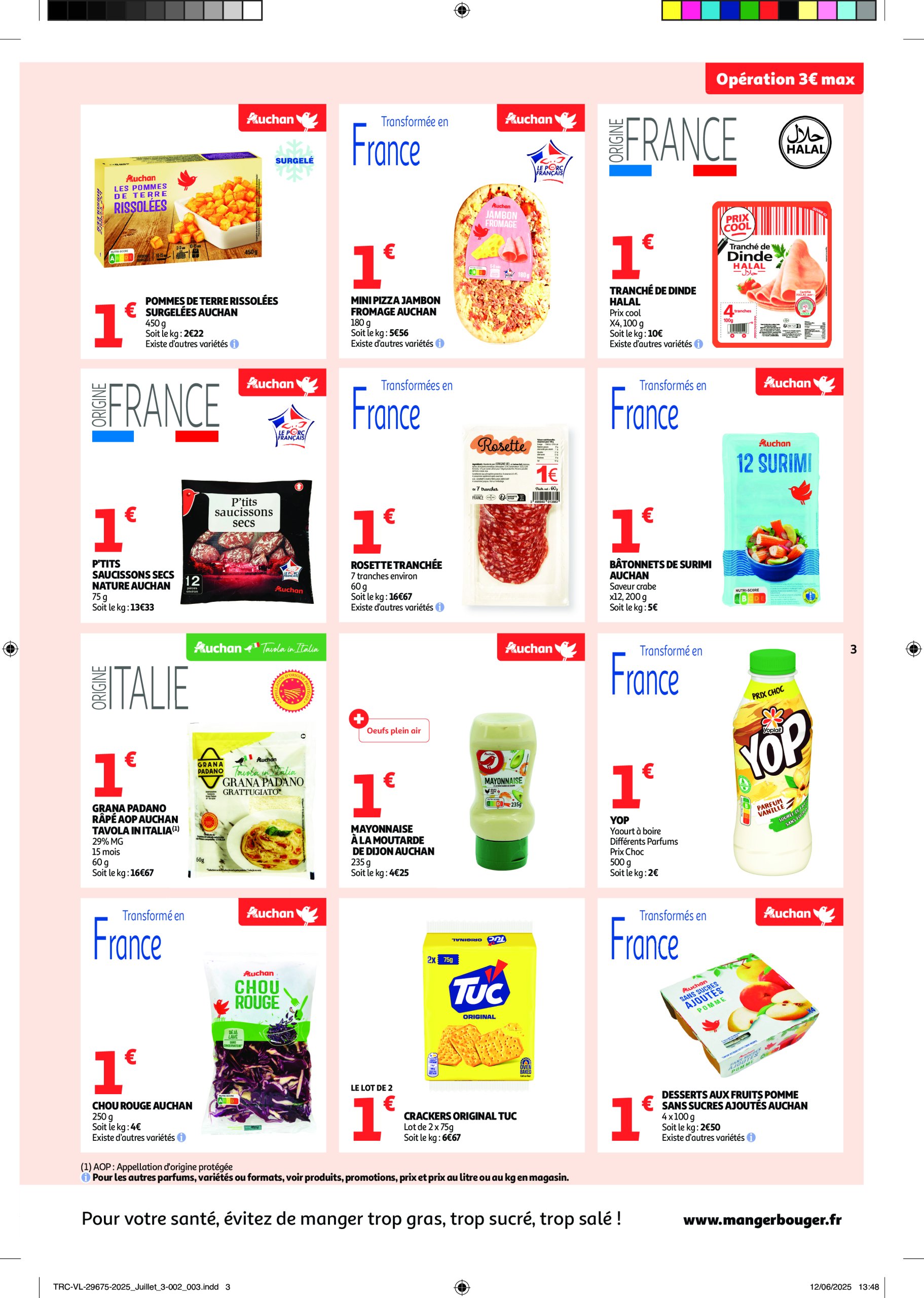 auchan - Catalogue Auchan - C'est parti pour une année moins chère valable du 16/07 au 27/07 - page: 3 auchan - Catalogue Auchan - C'est parti pour une année moins chère valable du 16/07 au 27/07 - page: 3