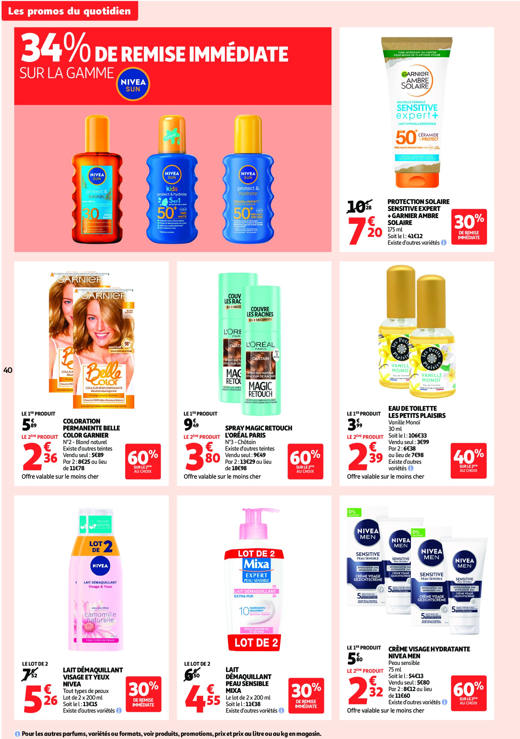 auchan - Catalogue Auchan - C'est parti pour une année moins chère valable du 16/07 au 27/07 - page: 40 auchan - Catalogue Auchan - C'est parti pour une année moins chère valable du 16/07 au 27/07 - page: 40