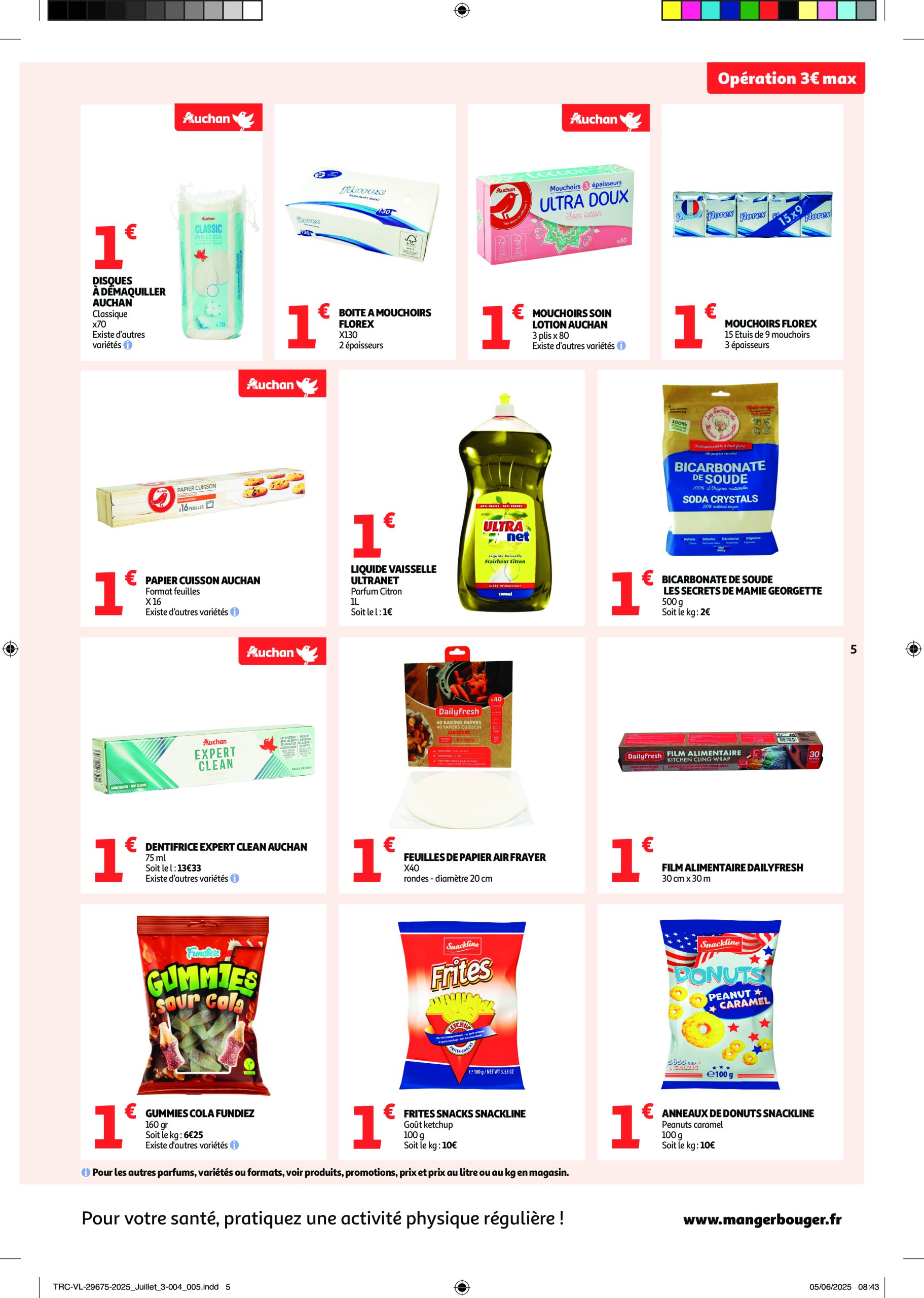 auchan - Catalogue Auchan - C'est parti pour une année moins chère valable du 16/07 au 27/07 - page: 5 auchan - Catalogue Auchan - C'est parti pour une année moins chère valable du 16/07 au 27/07 - page: 5