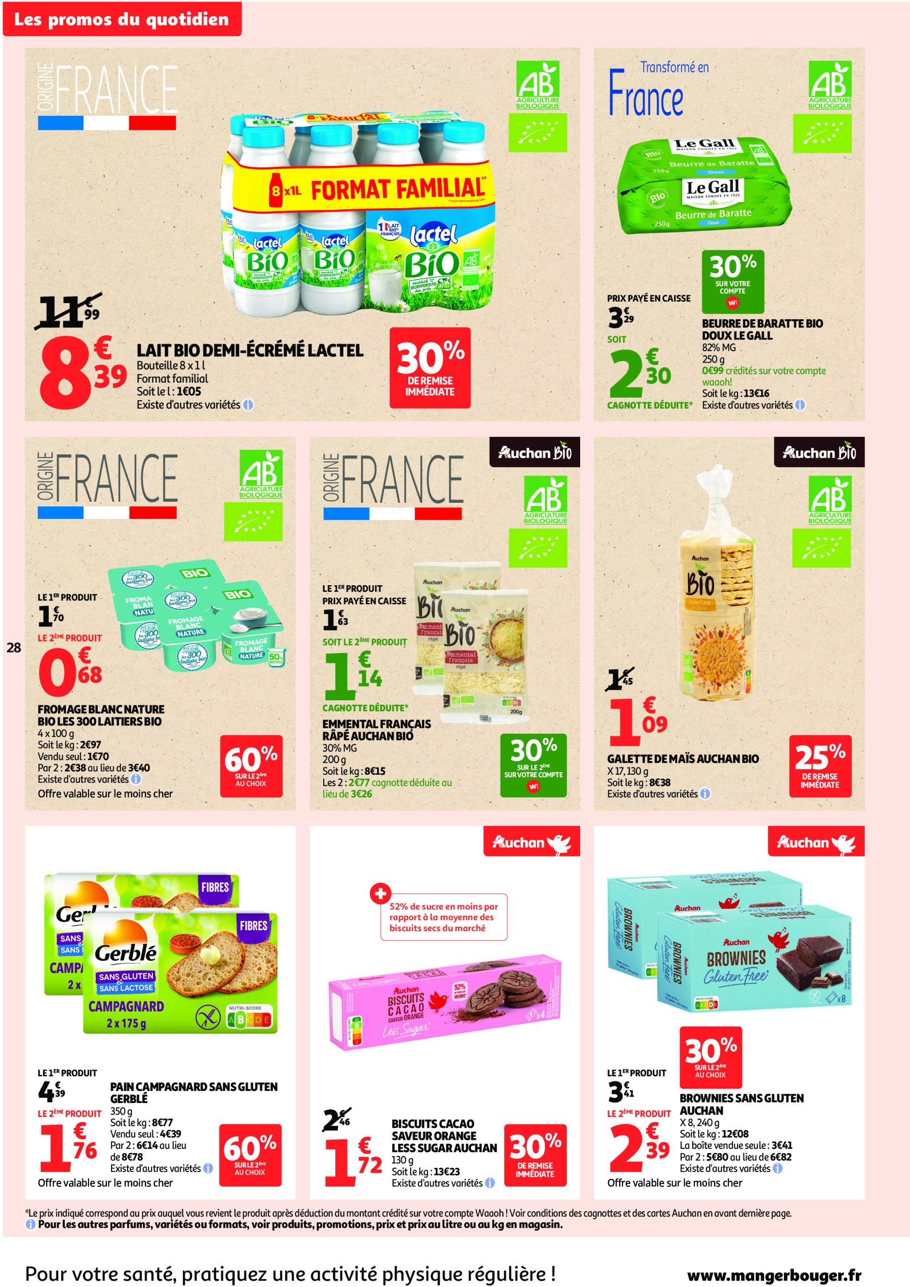 auchan - Catalogue Auchan - C'est parti pour une année moins chère valable du 16/07 au 27/07 - page: 28 auchan - Catalogue Auchan - C'est parti pour une année moins chère valable du 16/07 au 27/07 - page: 28
