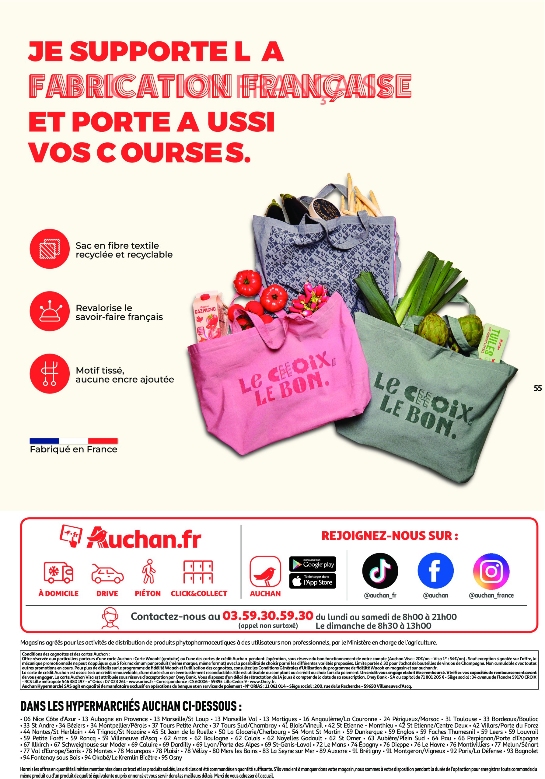 auchan - Catalogue Auchan - C'est parti pour une année moins chère valable du 16/07 au 27/07 - page: 55 auchan - Catalogue Auchan - C'est parti pour une année moins chère valable du 16/07 au 27/07 - page: 55
