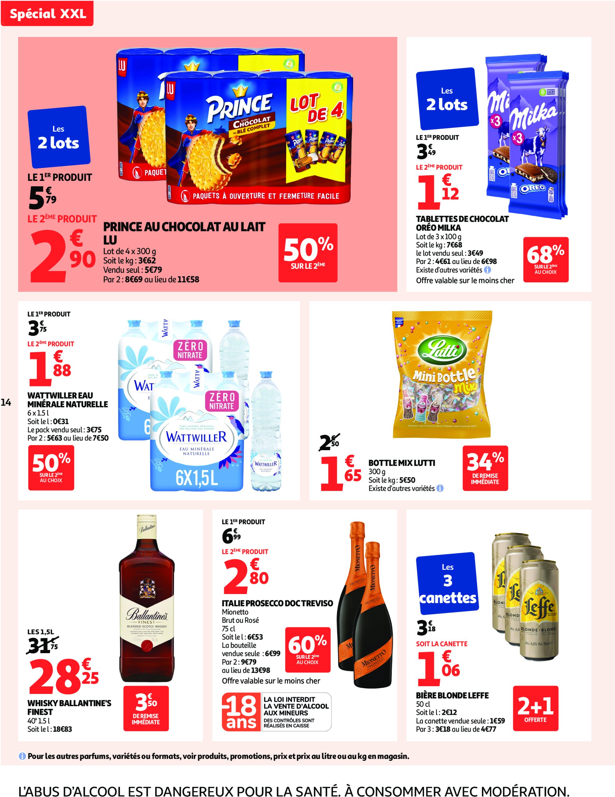 auchan - Catalogue Auchan supermarché - Les prix bas qui font du bien au quotidien valable du 22/07 au 26/07 - page: 14