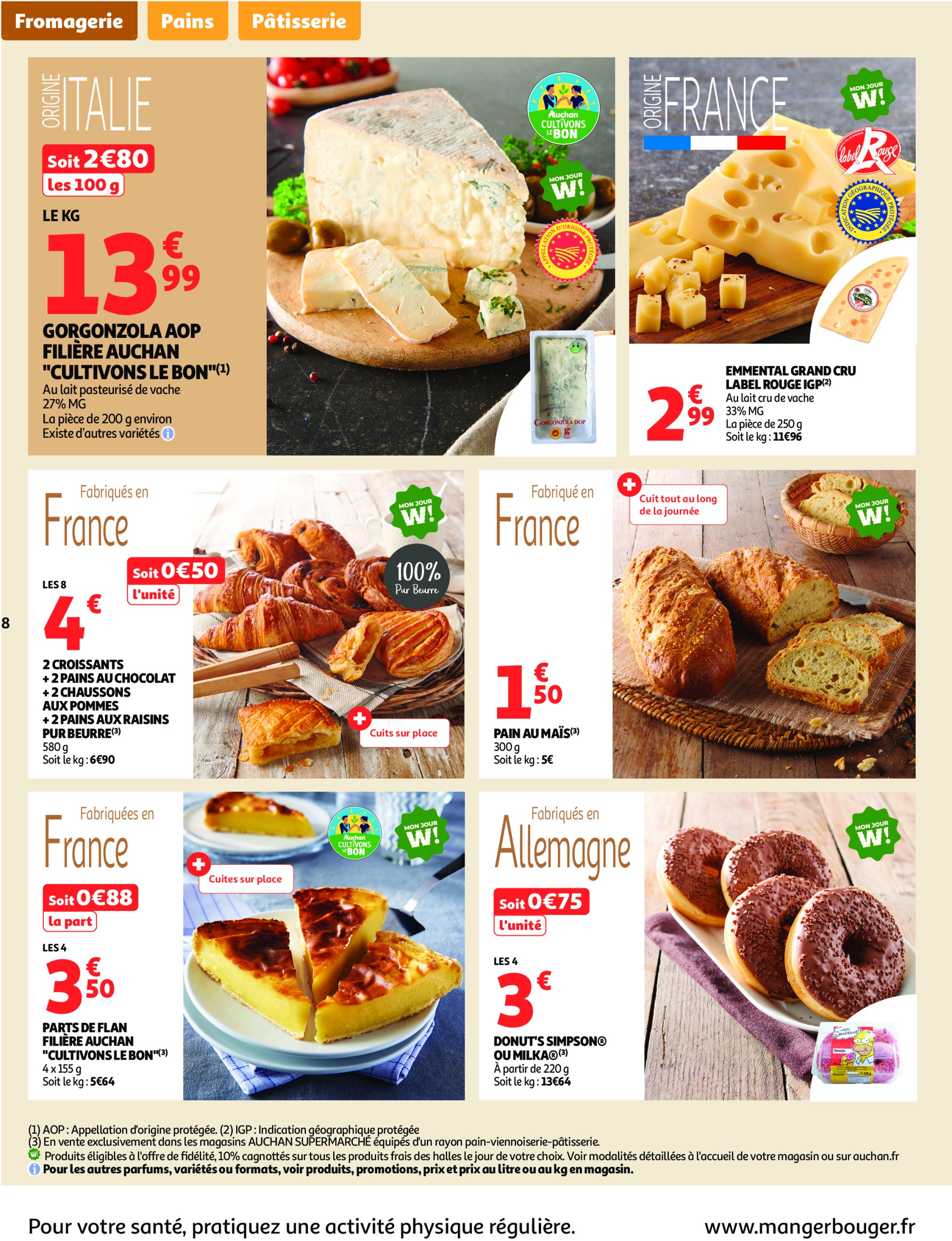 auchan - Catalogue Auchan supermarché - Les prix bas qui font du bien au quotidien valable du 22/07 au 26/07 - page: 8