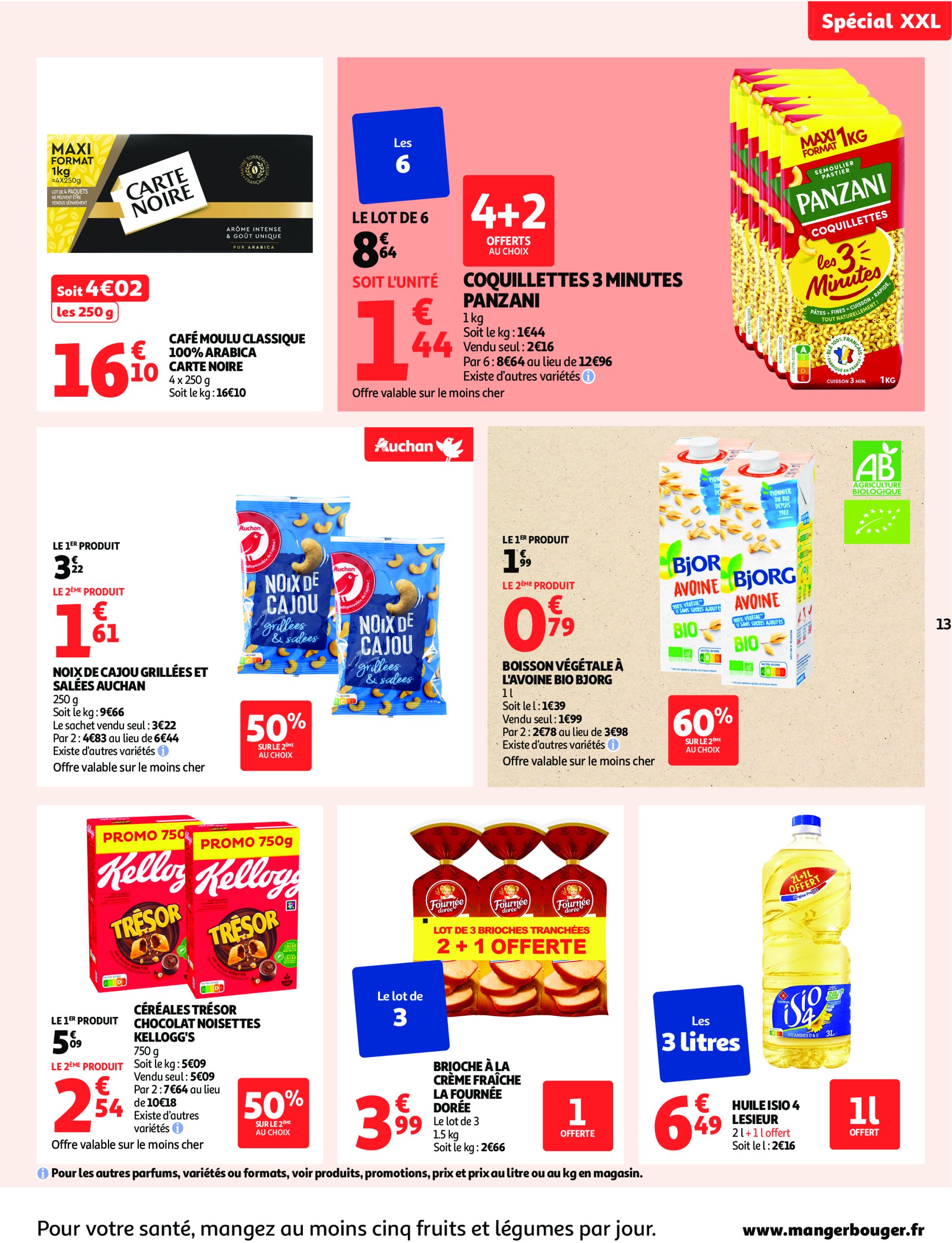 auchan - Catalogue Auchan supermarché - Les prix bas qui font du bien au quotidien valable du 22/07 au 26/07 - page: 13
