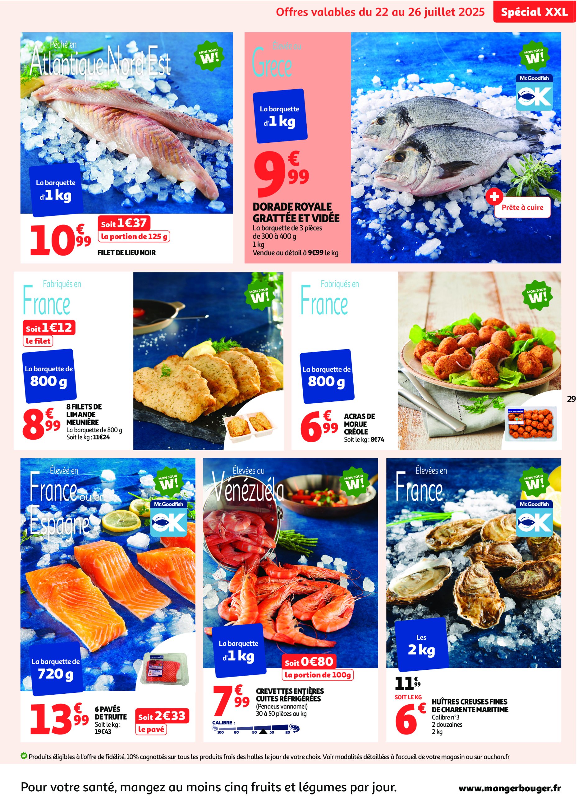 auchan - Catalogue Auchan - En gros, vous êtes toujours gagnant valable du 22/07 au 03/08 - page: 29