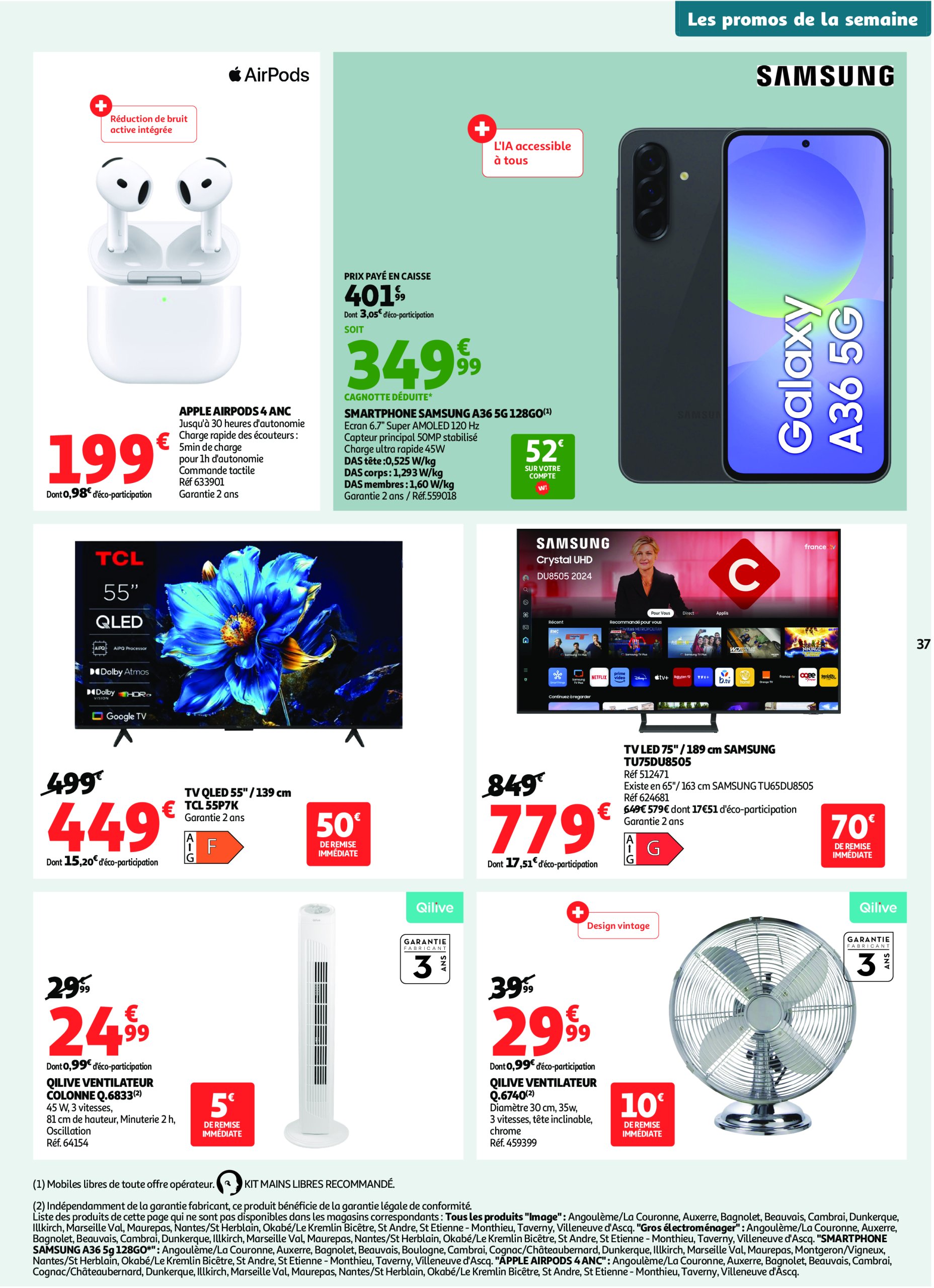 auchan - Catalogue Auchan - En gros, vous êtes toujours gagnant valable du 22/07 au 03/08 - page: 37