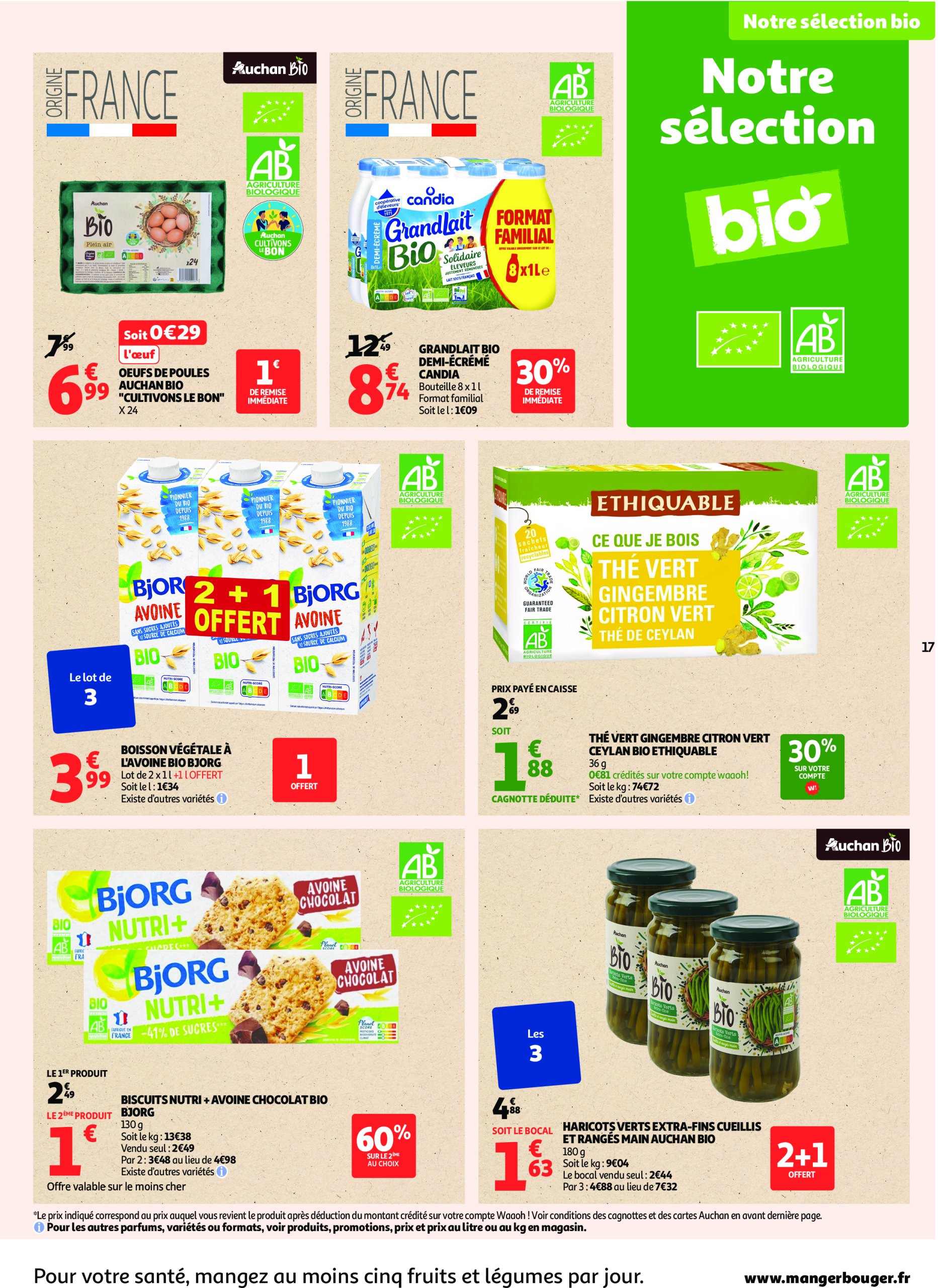 auchan - Catalogue Auchan - En gros, vous êtes toujours gagnant valable du 22/07 au 03/08 - page: 17