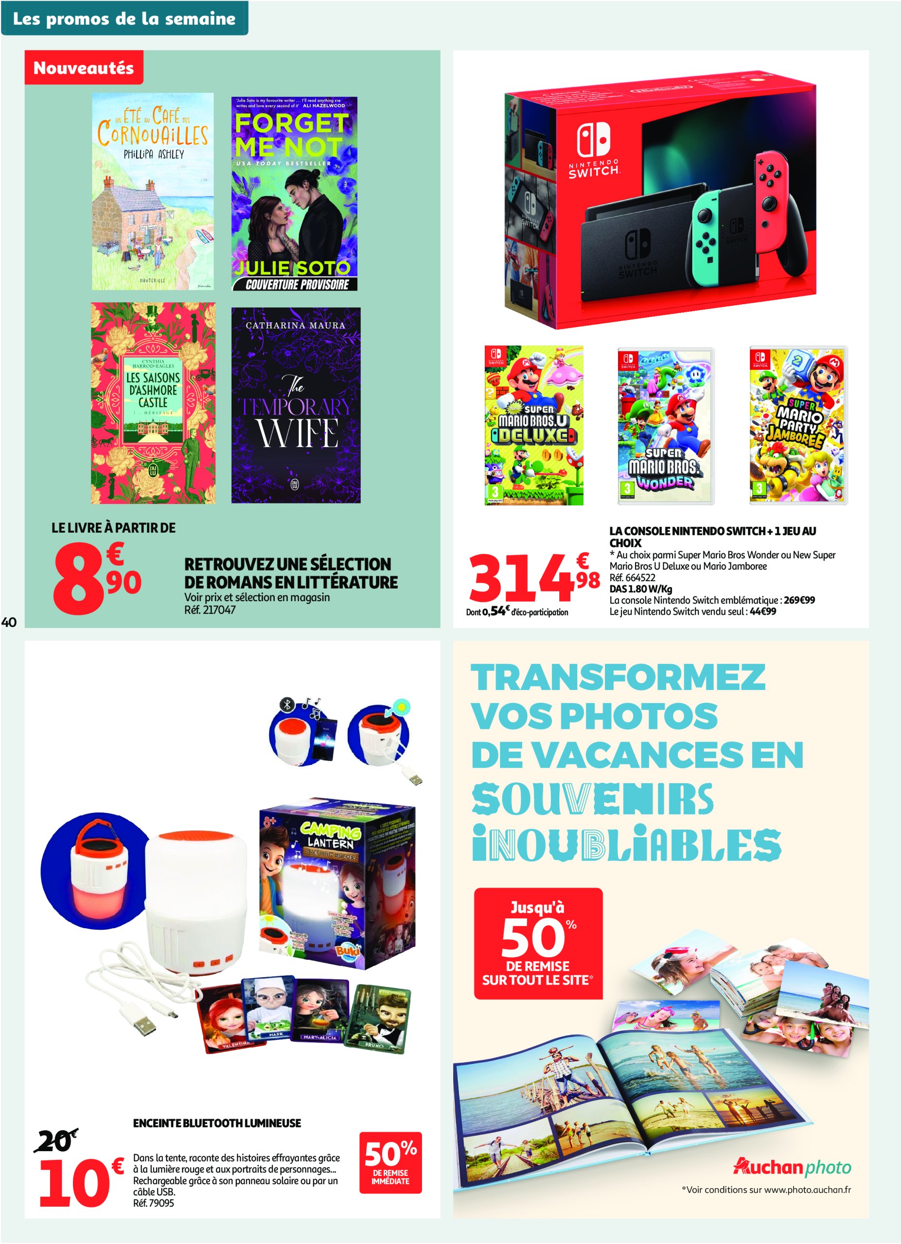 auchan - Catalogue Auchan - En gros, vous êtes toujours gagnant valable du 22/07 au 03/08 - page: 40